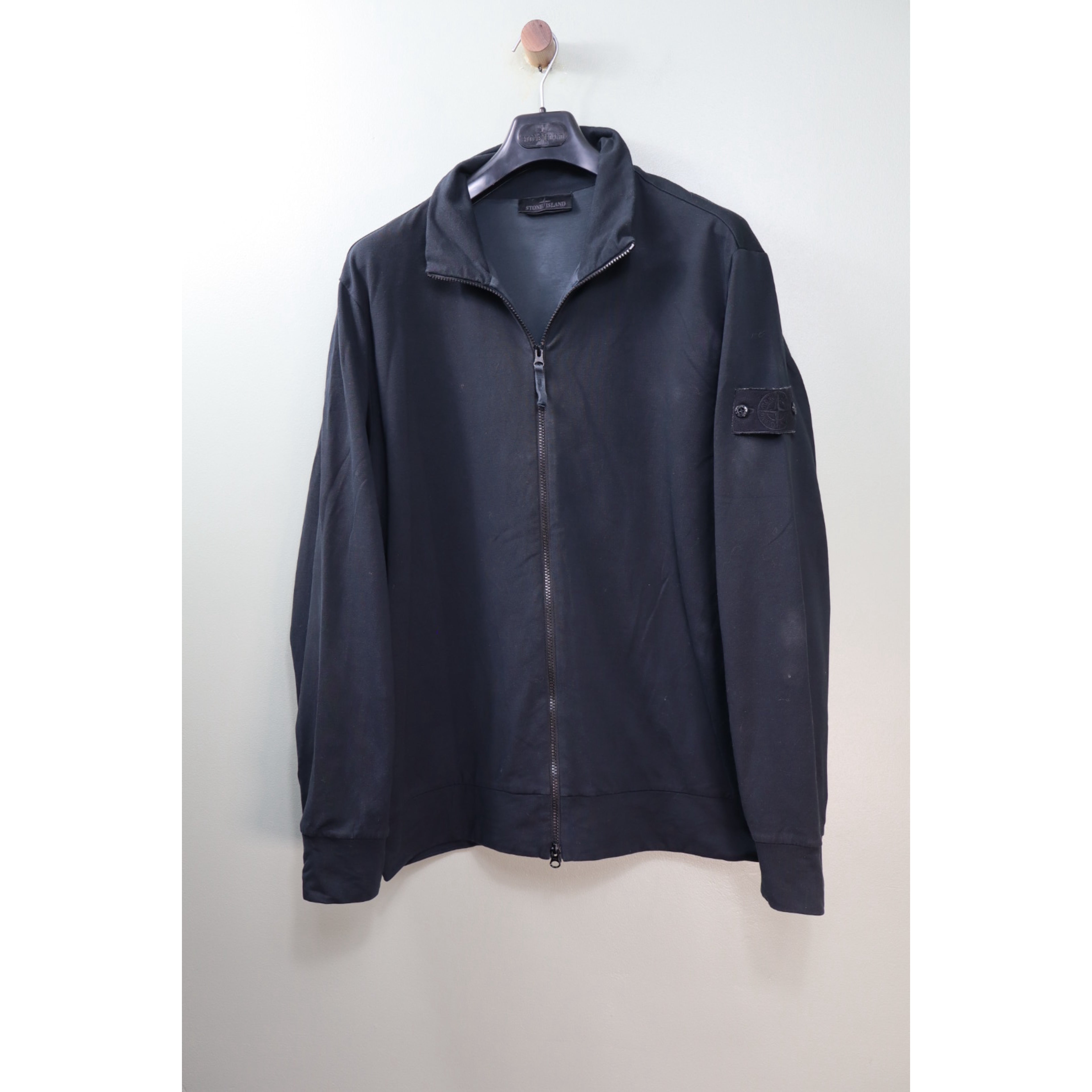 Stone Island Black Ghost Zipped Jumper