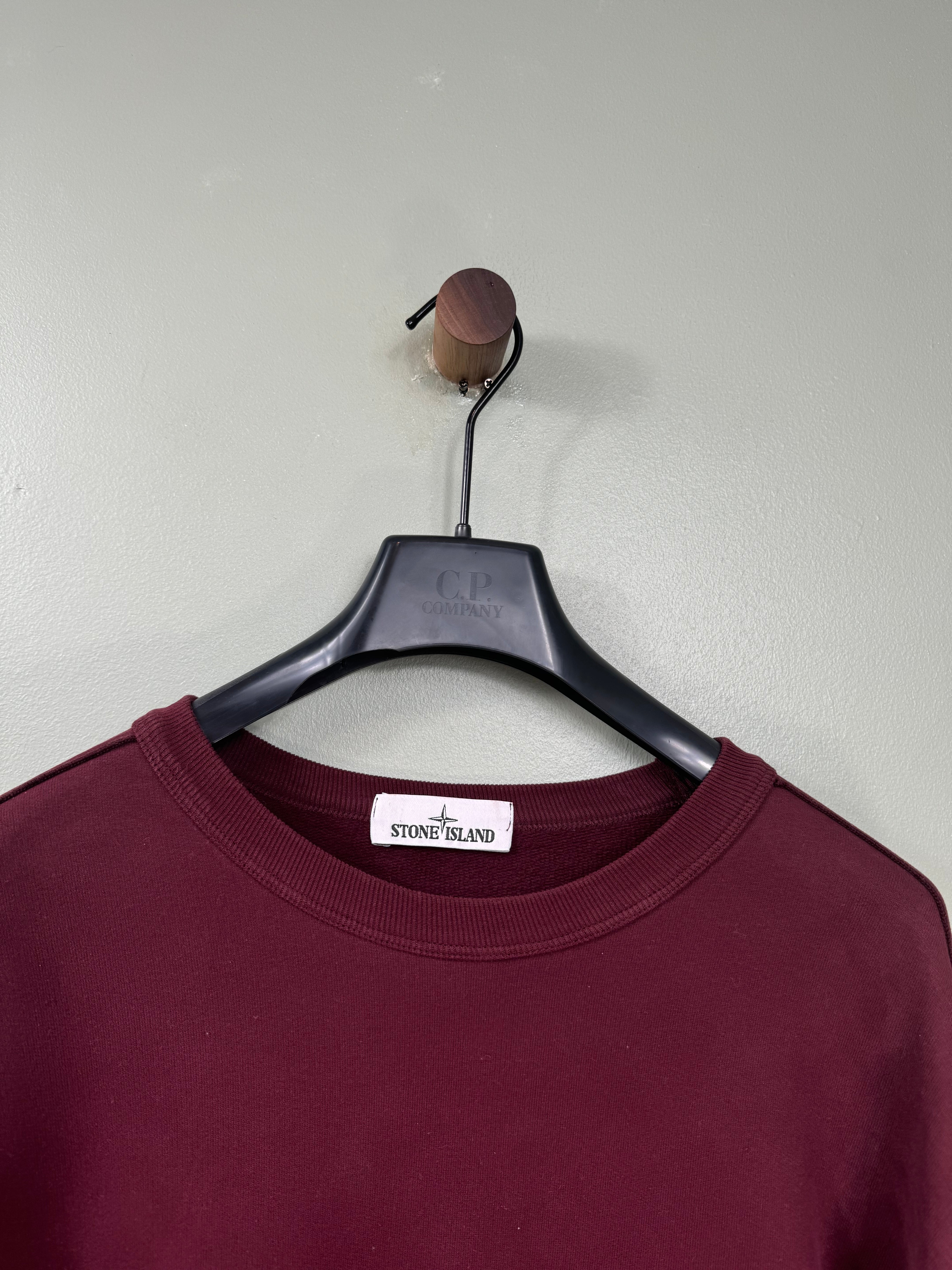 Stone Island Burgundy Jumper