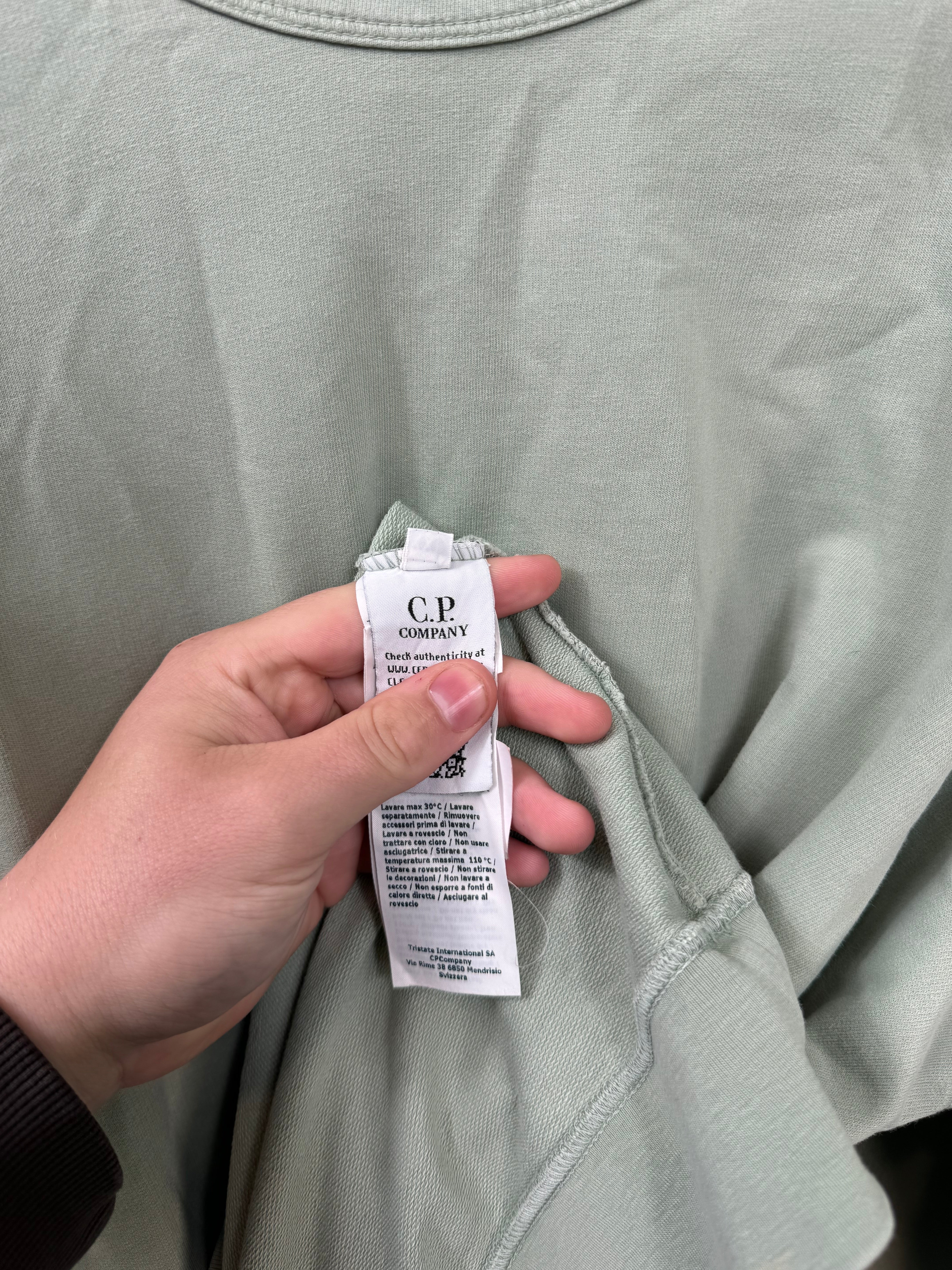 CP Company Sage Green Jumper