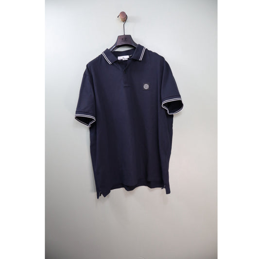 Stone Island Black Slim Polo