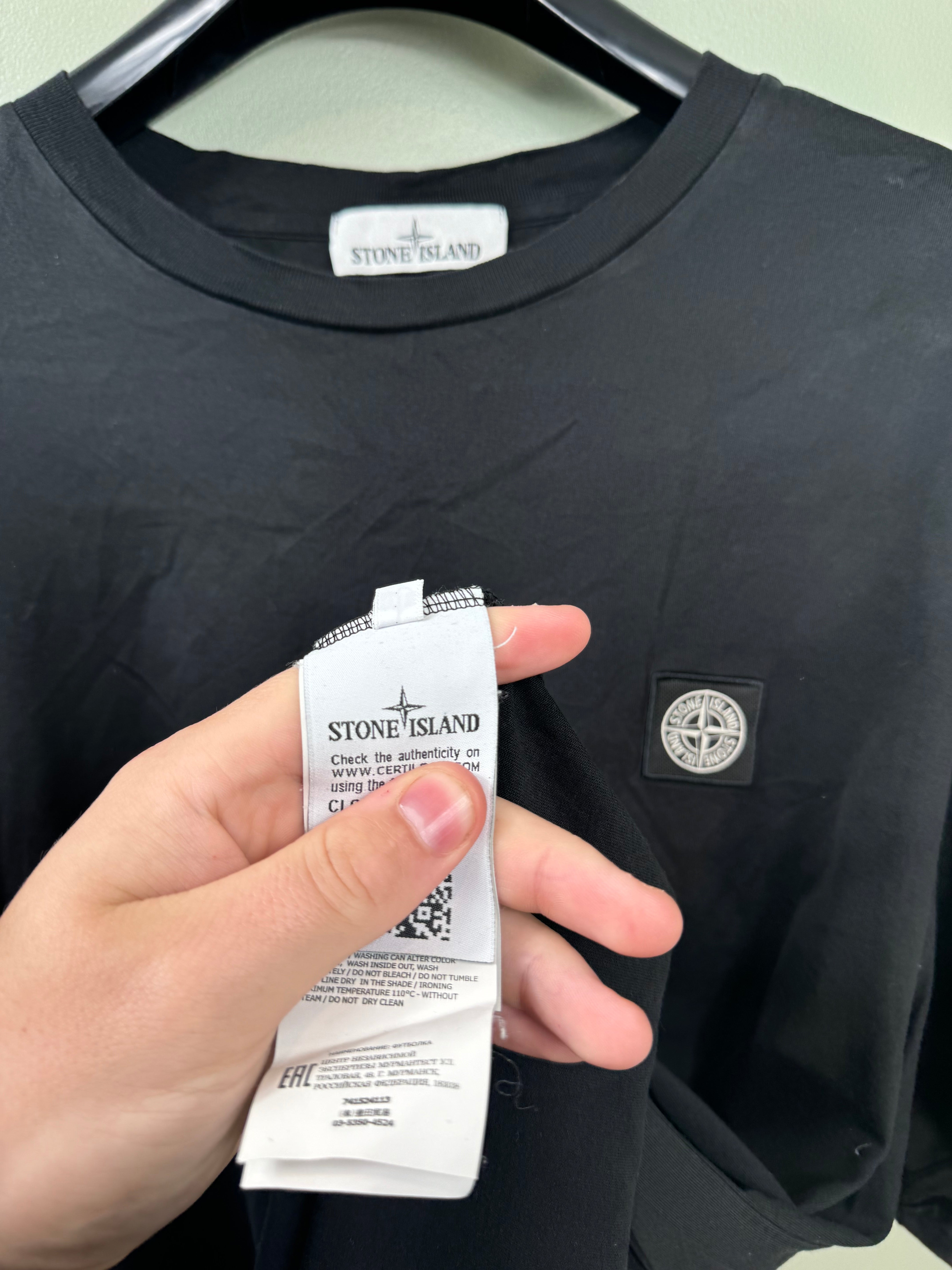 Stone Island Black Tee