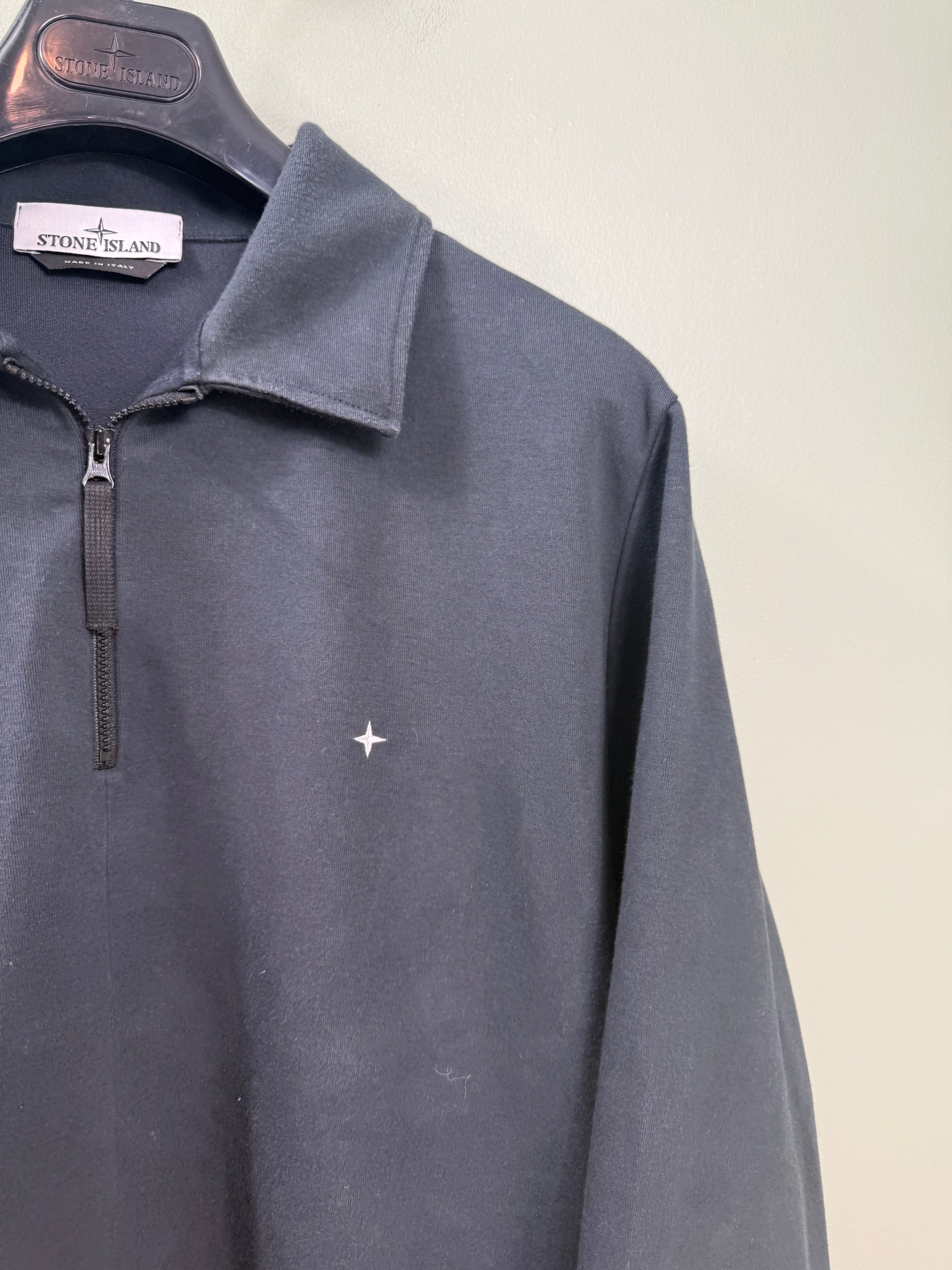 Stone Island Navy Stelina 1/4 Zip Jumper