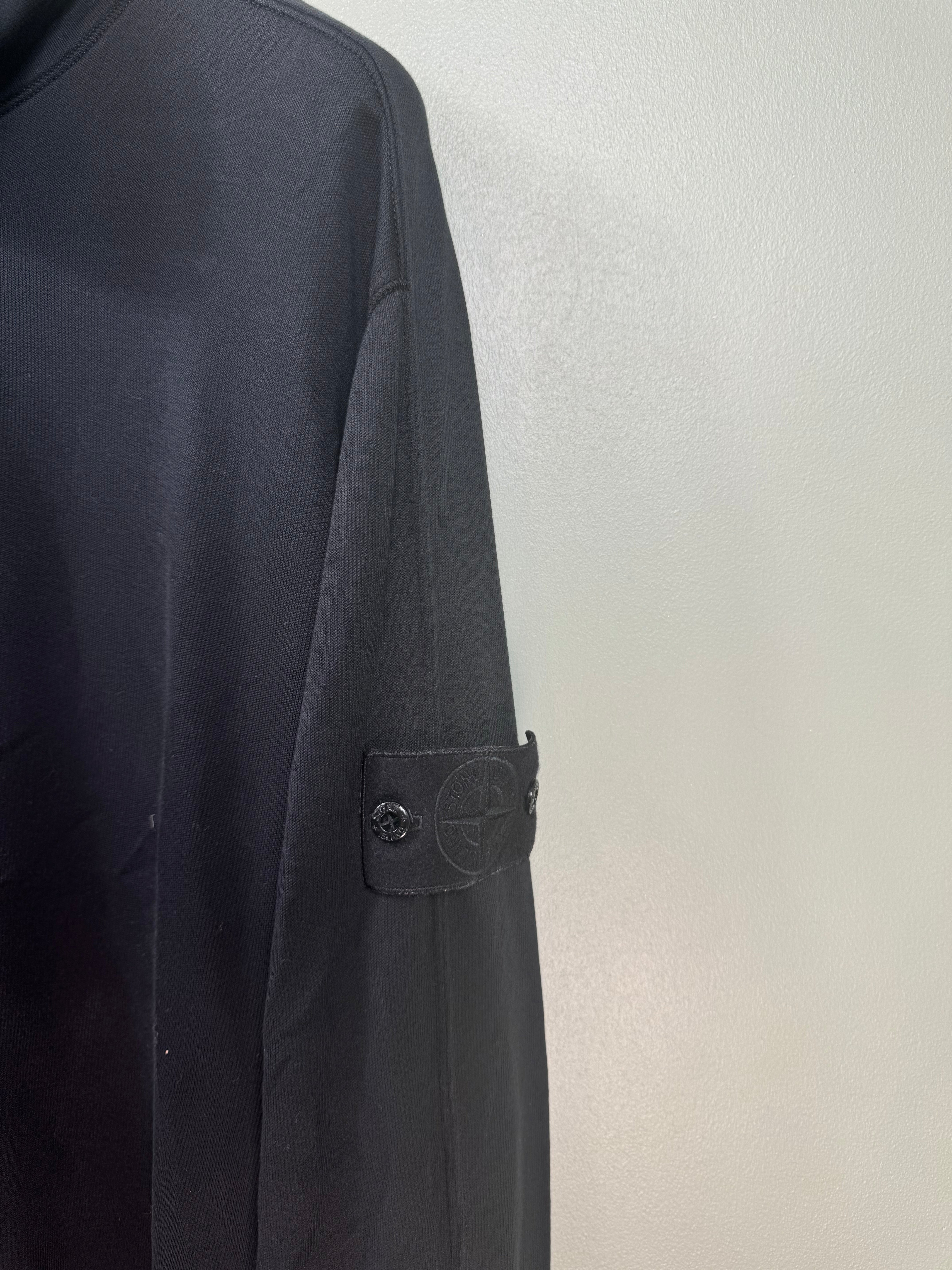 Stone Island Black Ghost 1/4 Button Jumper