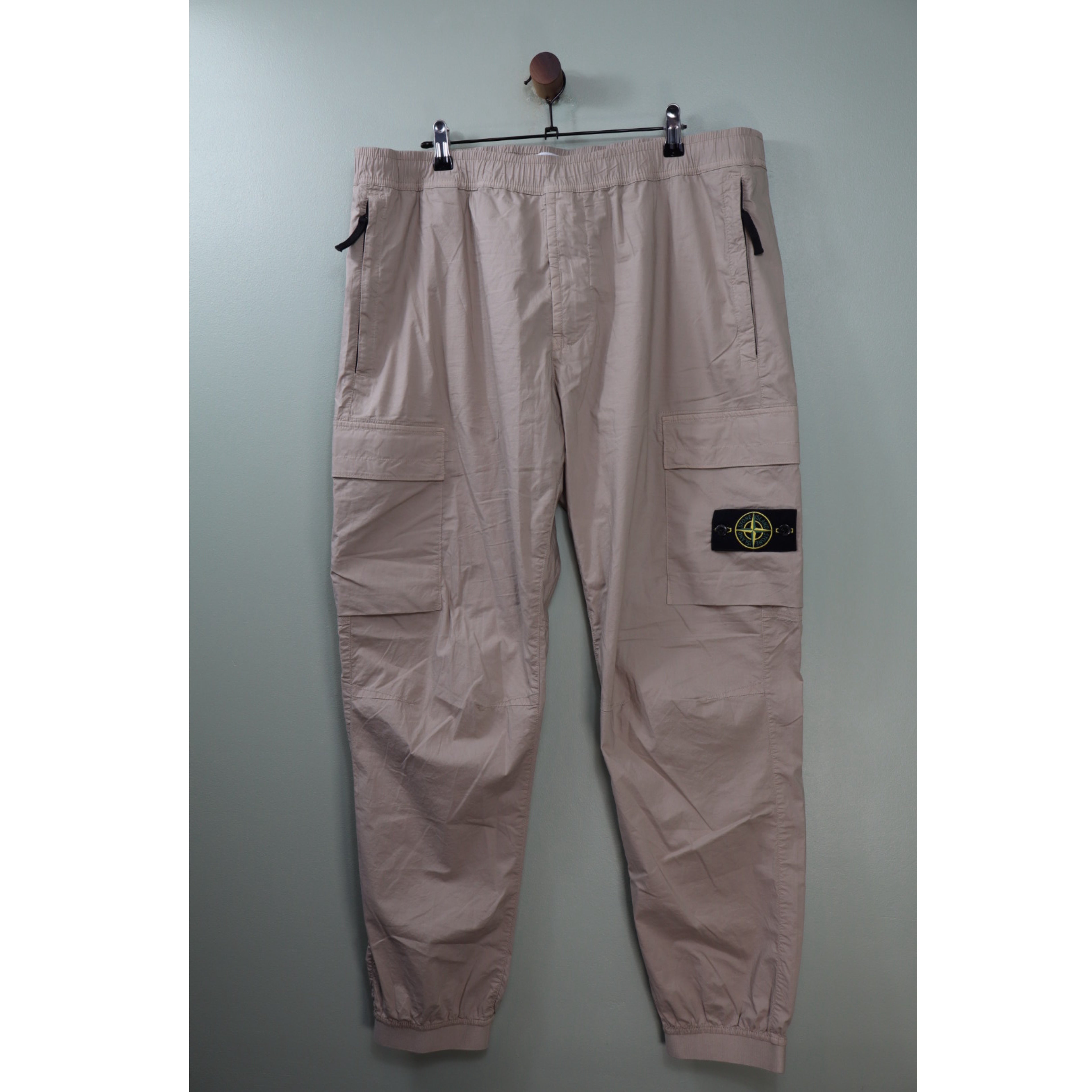 Stone Island Beige RE-T Cargo Bottoms