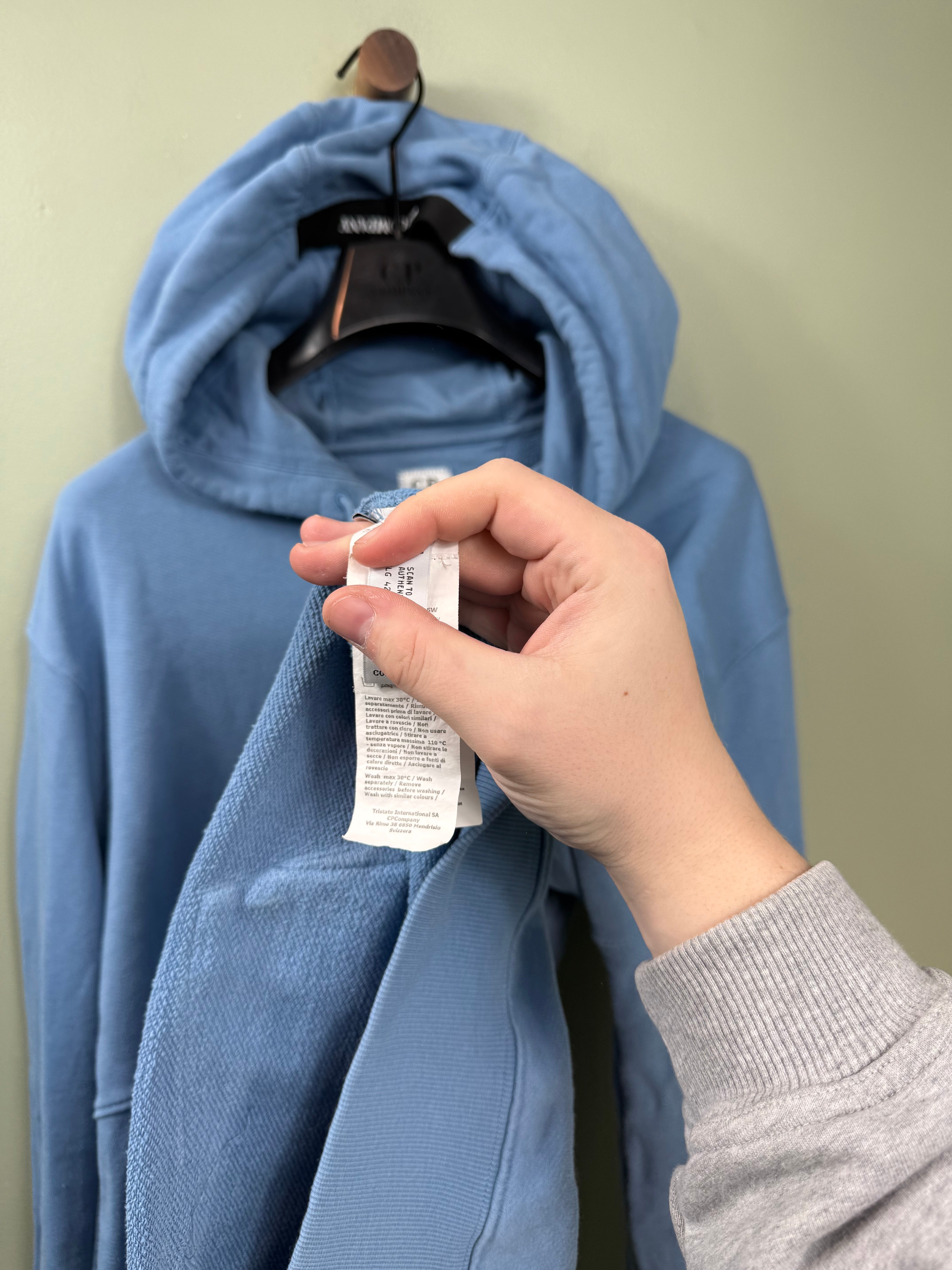 C.P. Company Blue Hoodie