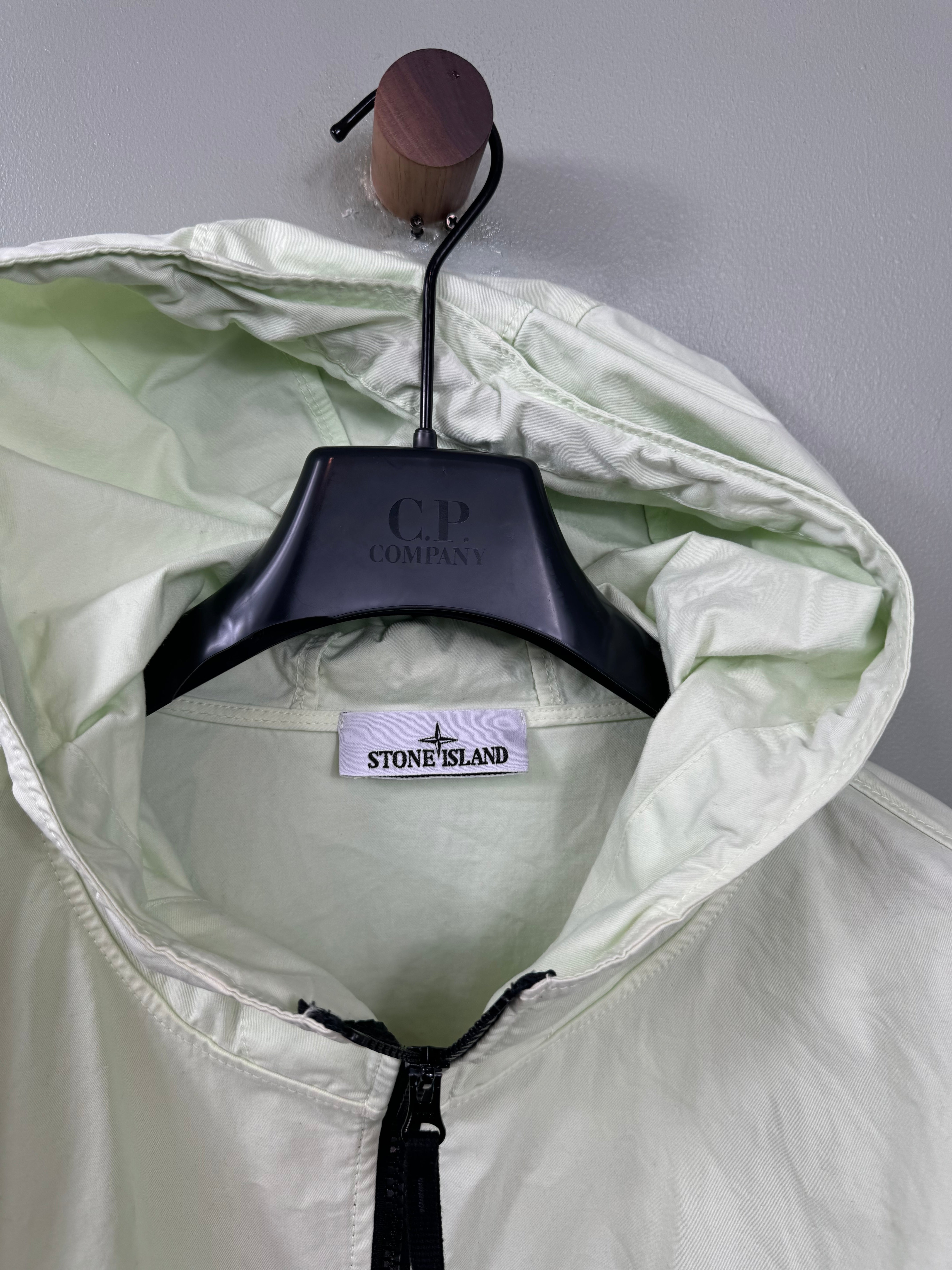 Stone Island Pastel Green Supima Cotton Twill