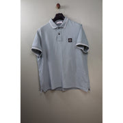 Stone Island Pastel Blue Slim Fit Polo