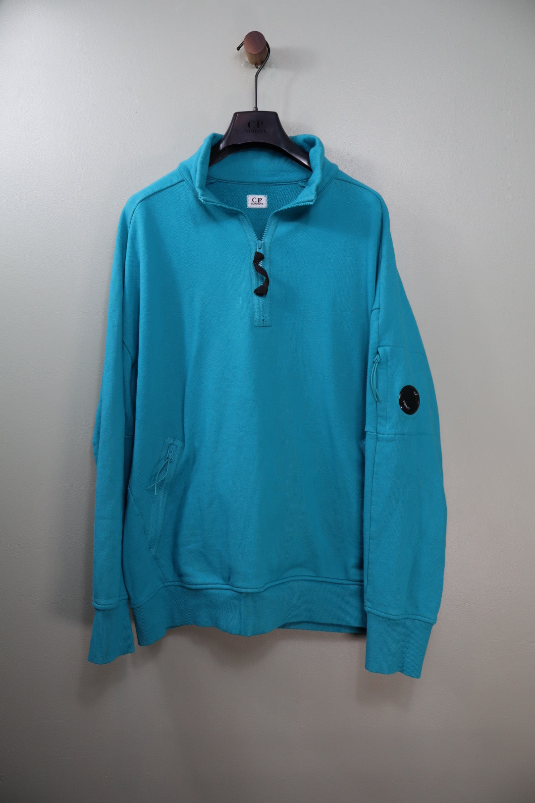 CP Company Blue 1/4 Zip Jumper