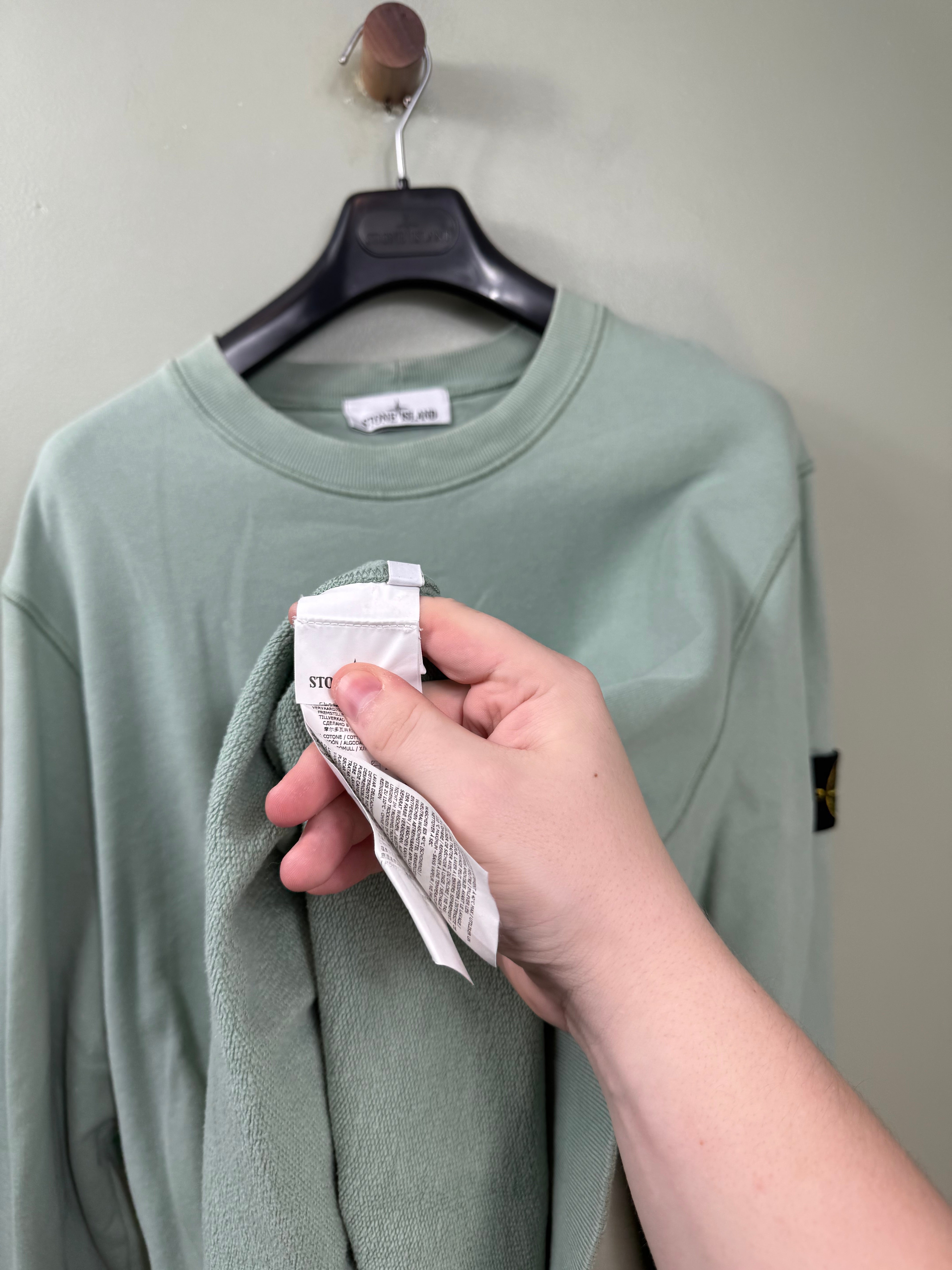 Stone Island Sage Green Jumper