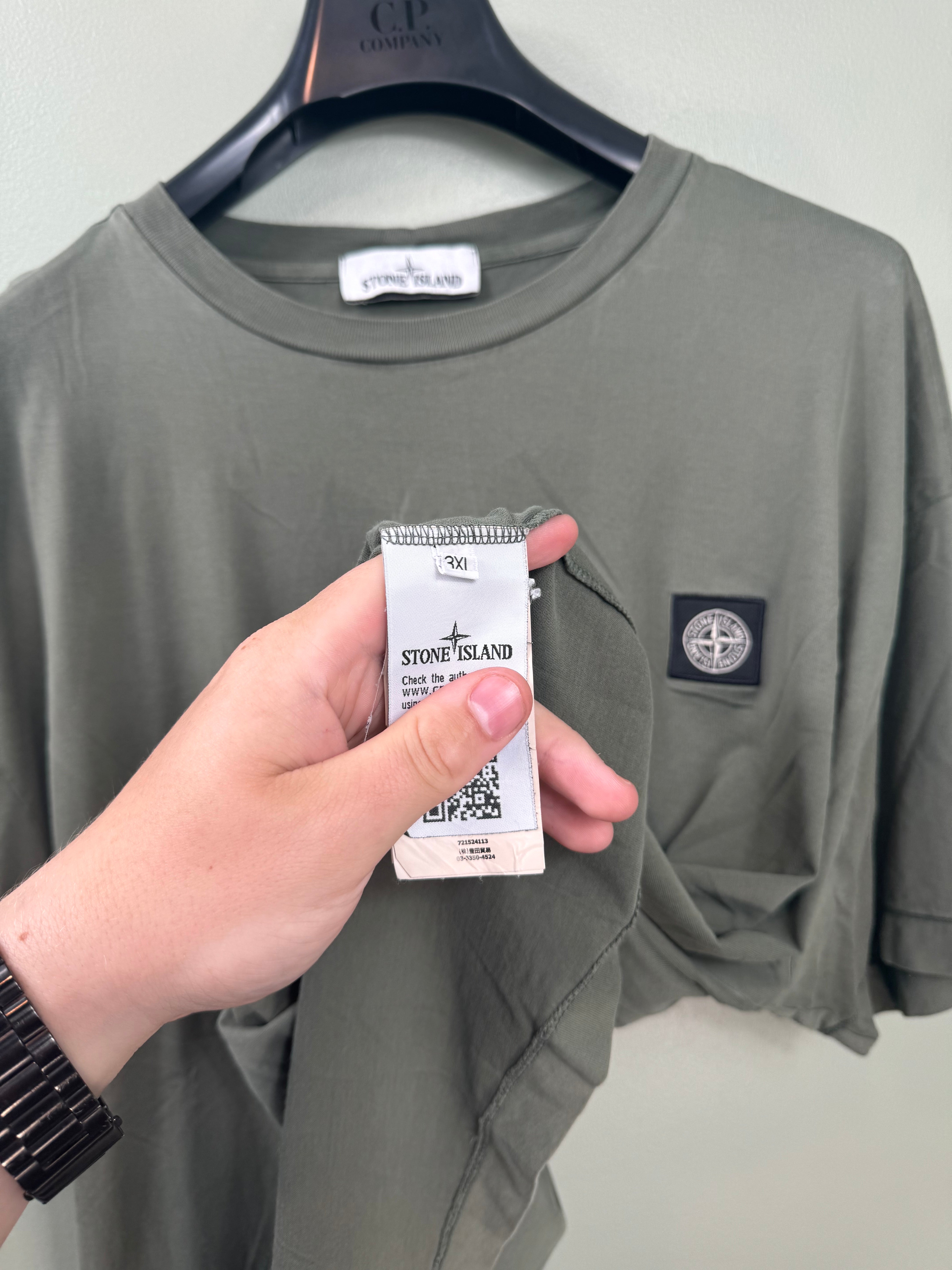 Stone Island Khaki Tee