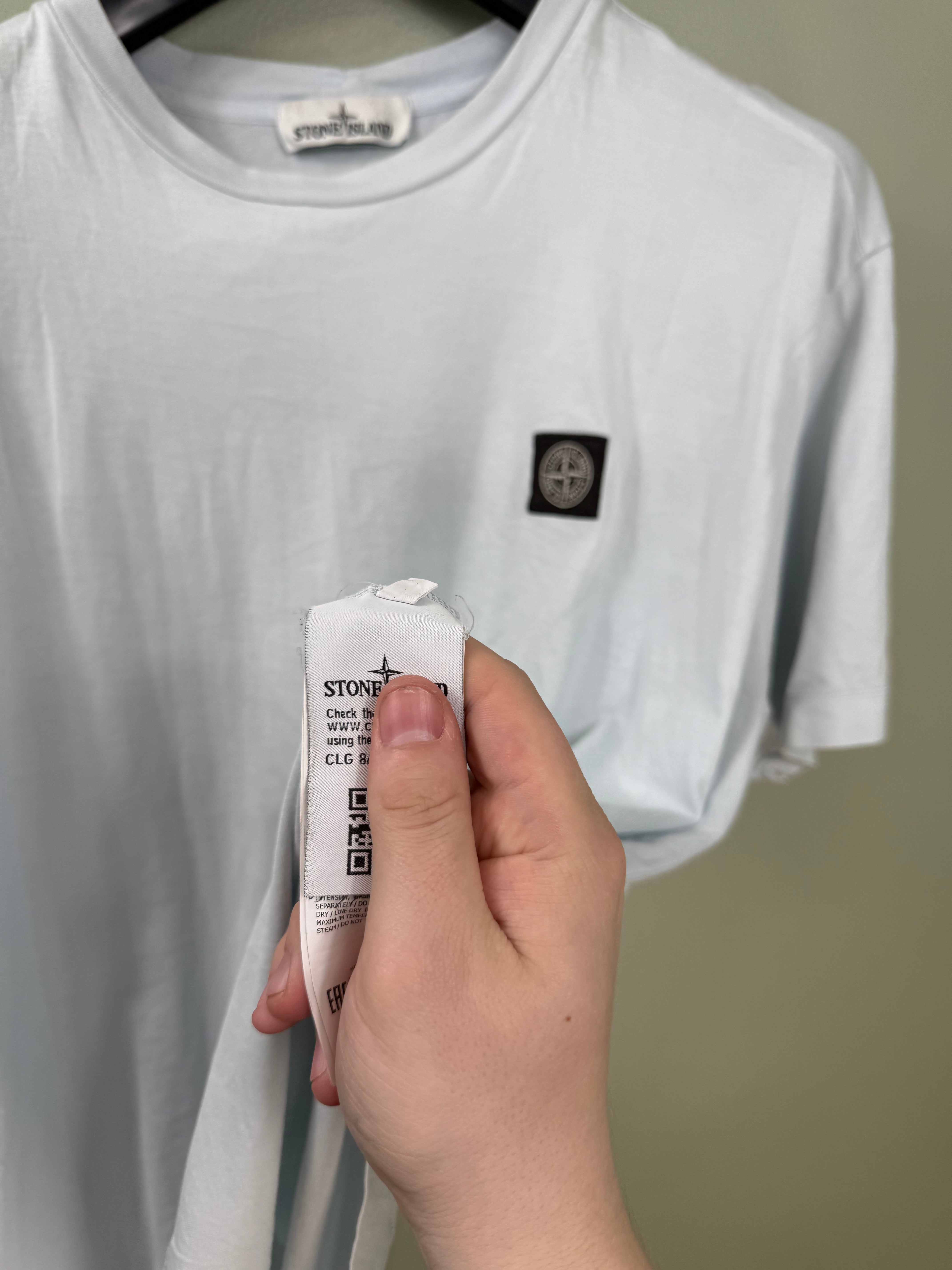 Stone Island Ice Blue T-Shirt