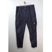 Stone Island Black RE-T Cargo Bottoms