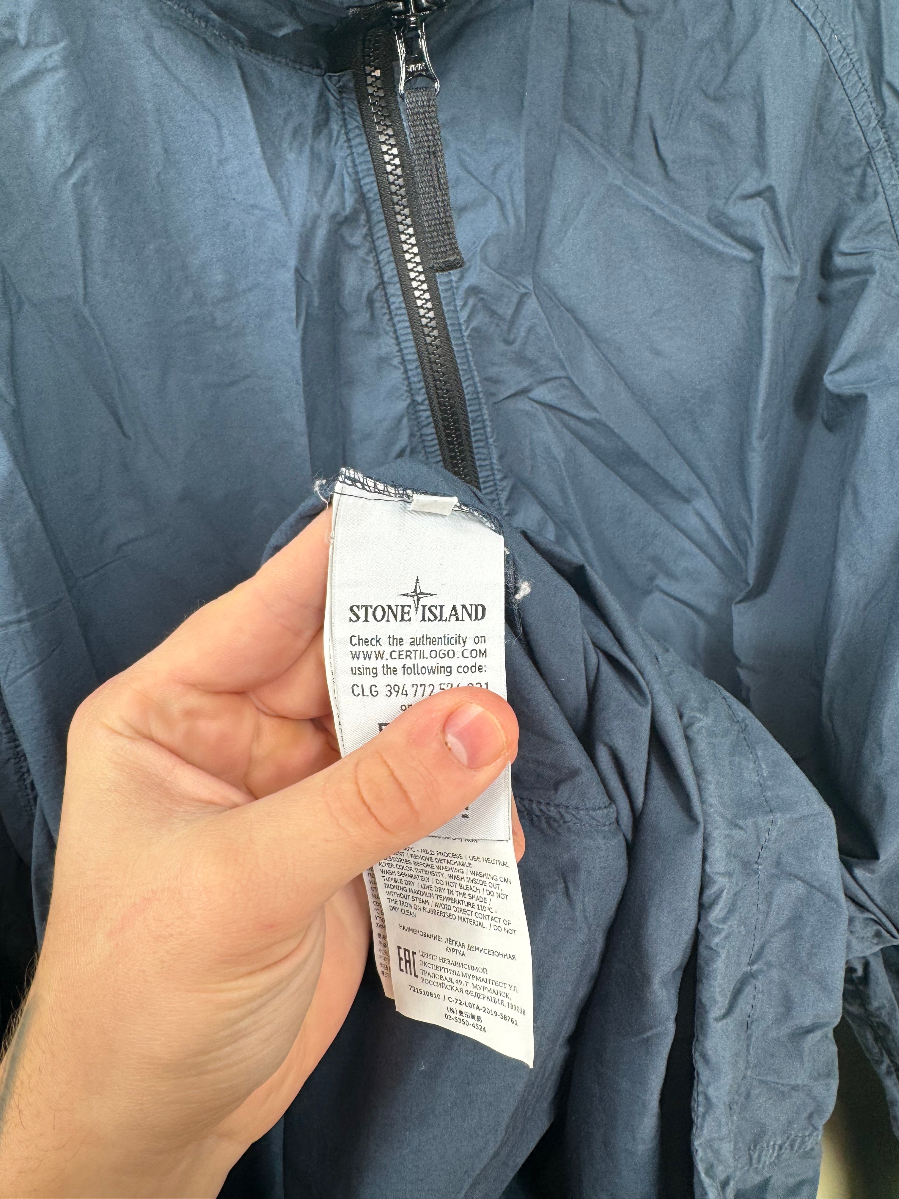 Stone Island Dark Blue Smock Overshirt