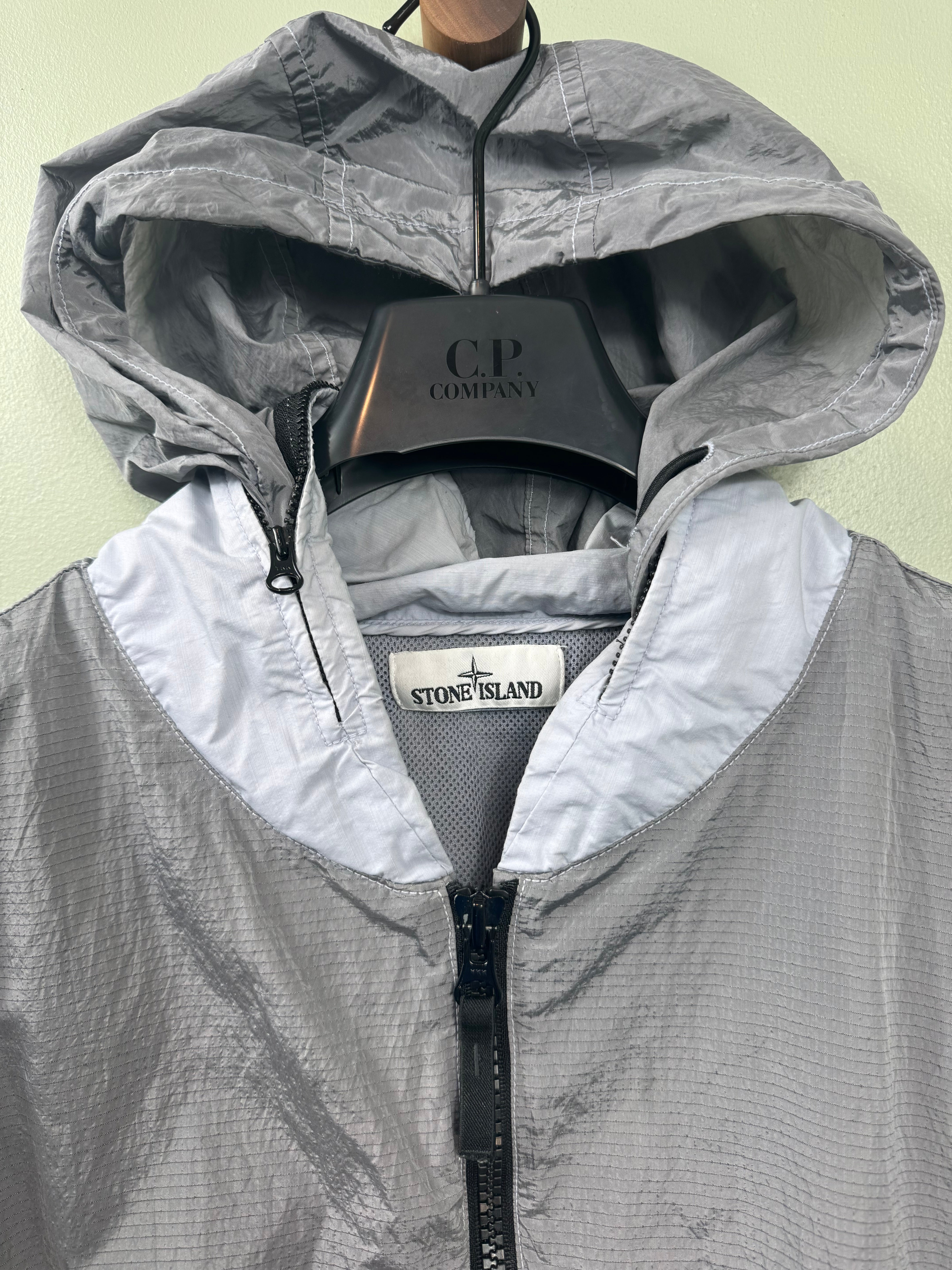 Stone Island Grey Nylon Metal Watro Ripstop Jacket