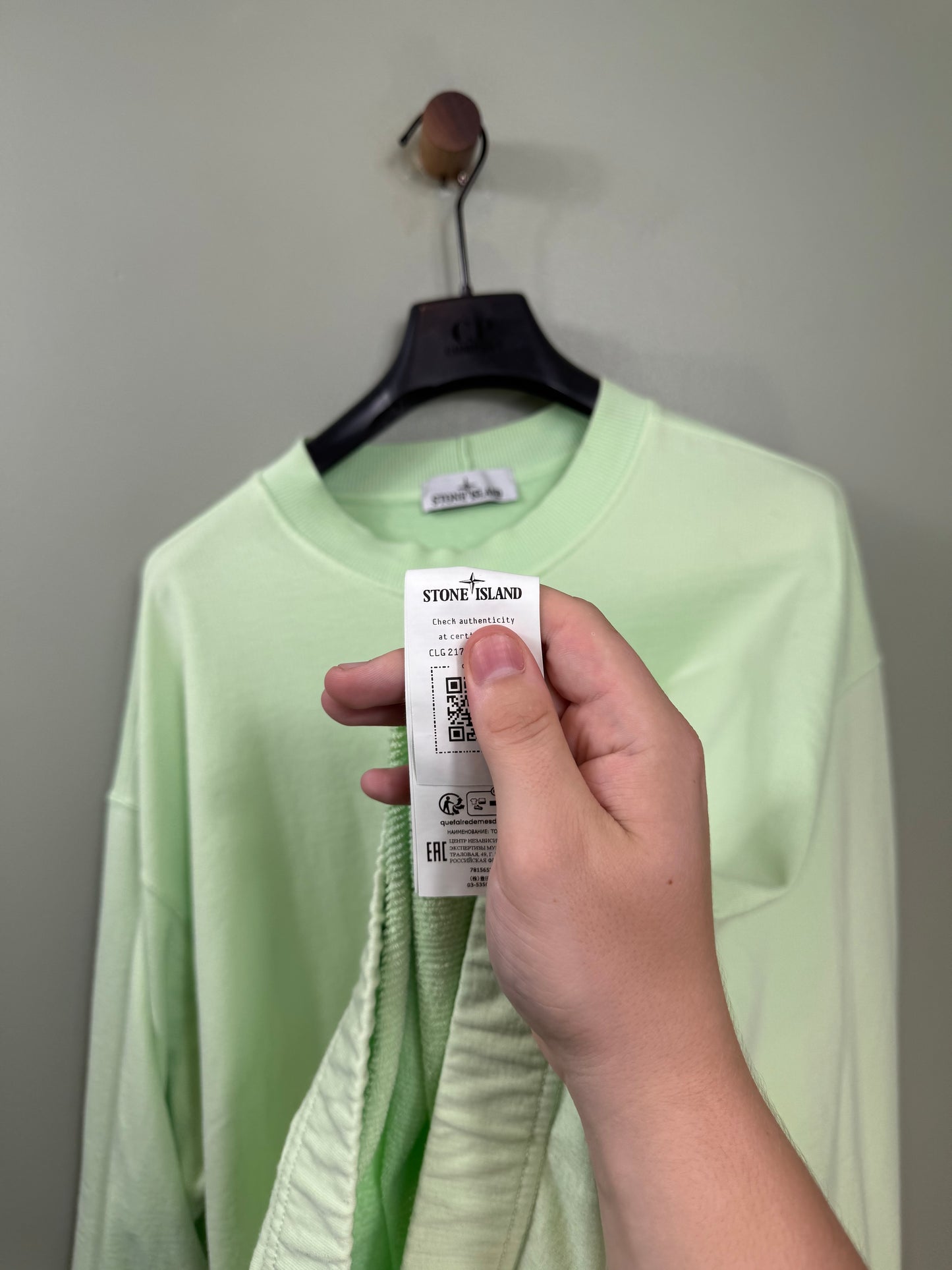 Stone Island Pastel Green Marina Jumper