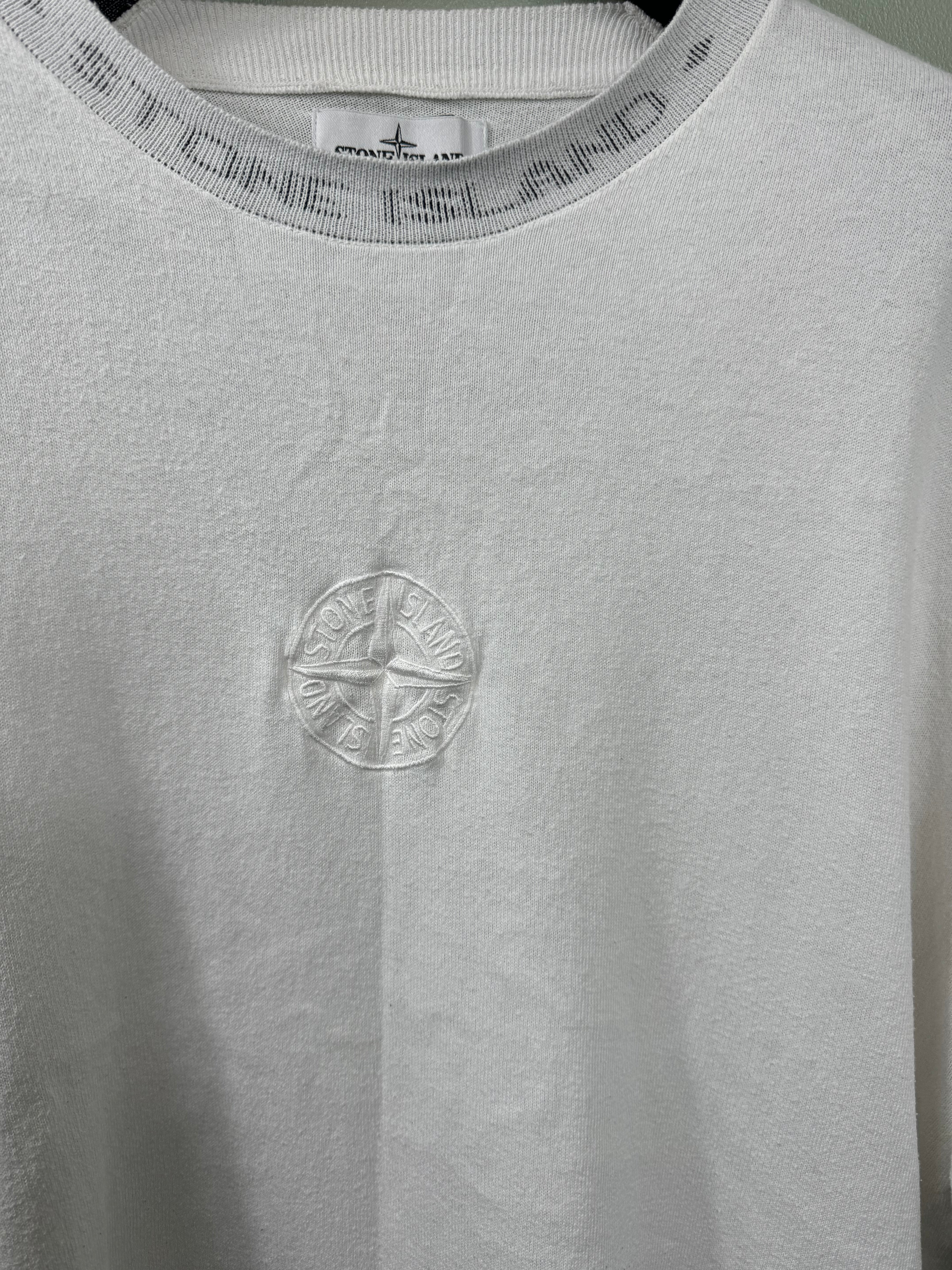Stone Island White Tee