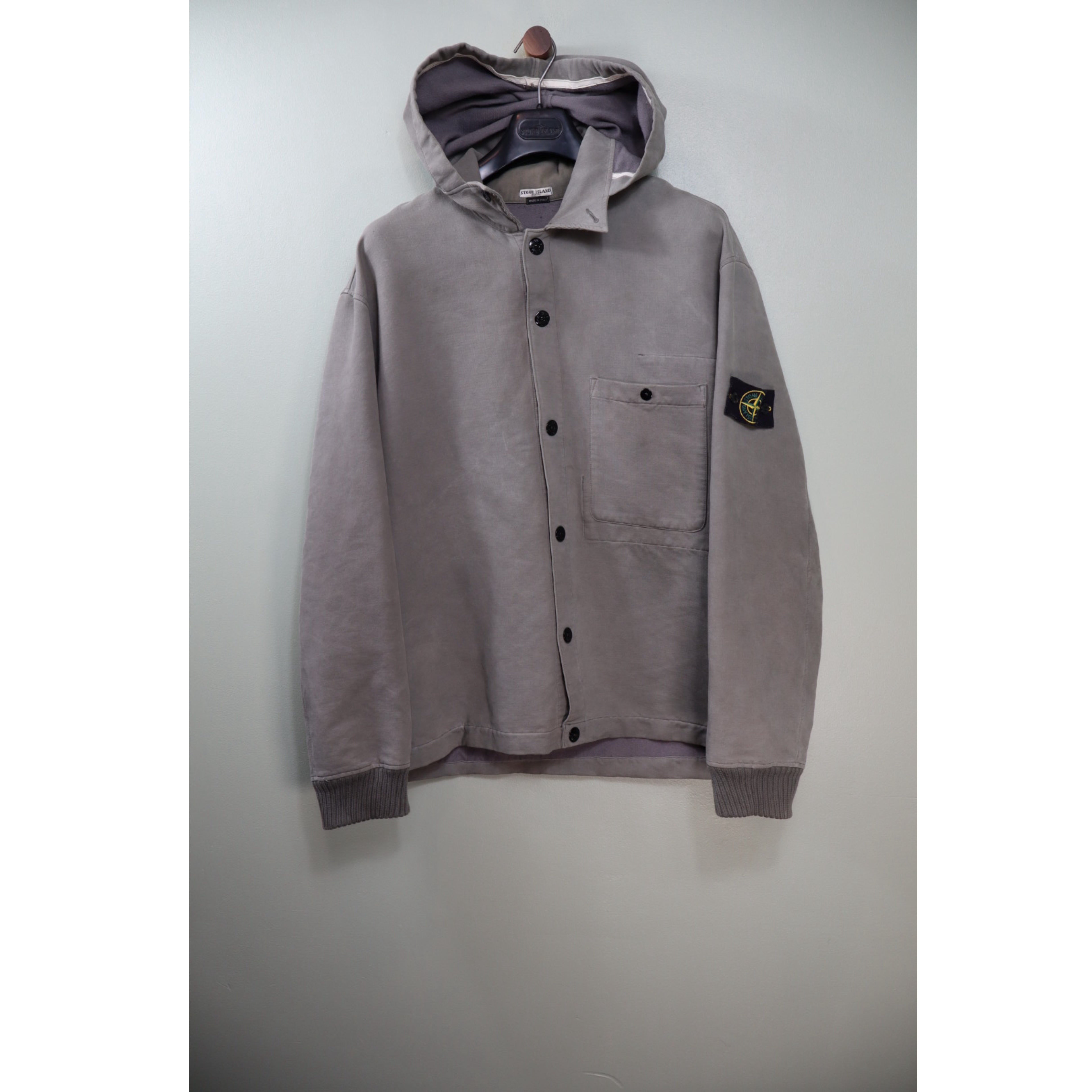 Stone Island Grey Mole Skin Jacket