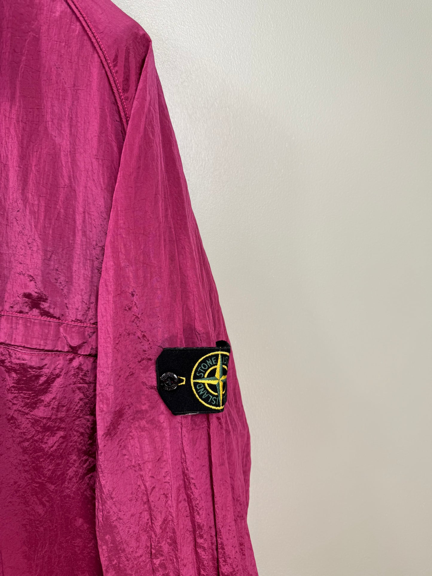 Stone Island Pink Nylon Metal Overshirt