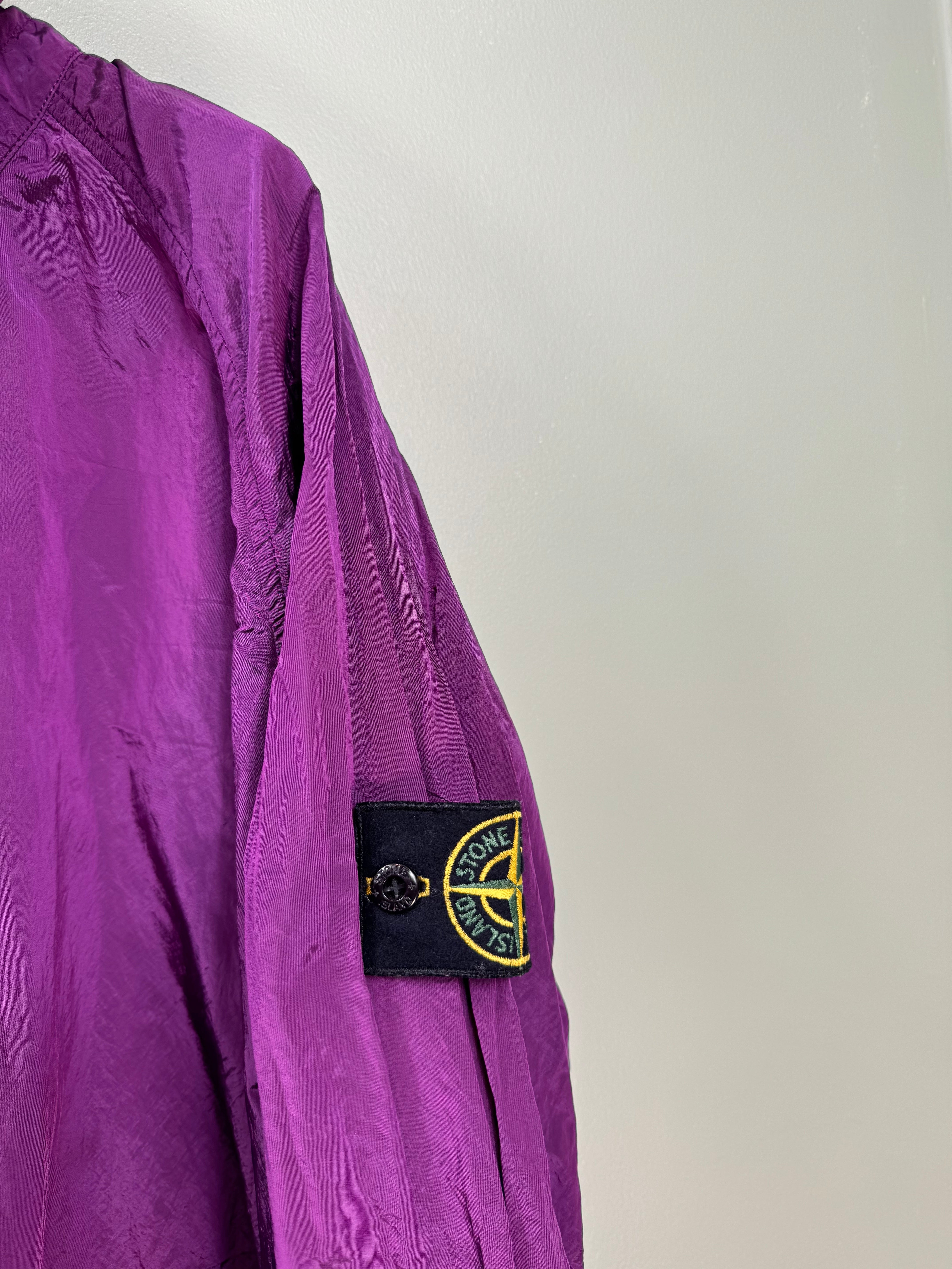 Stone Island Purple Nylon Metal Smock