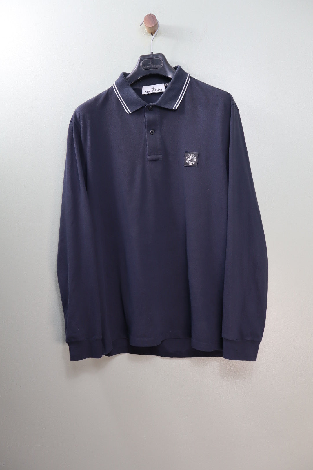 Stone Island Navy Slim Fit Polo