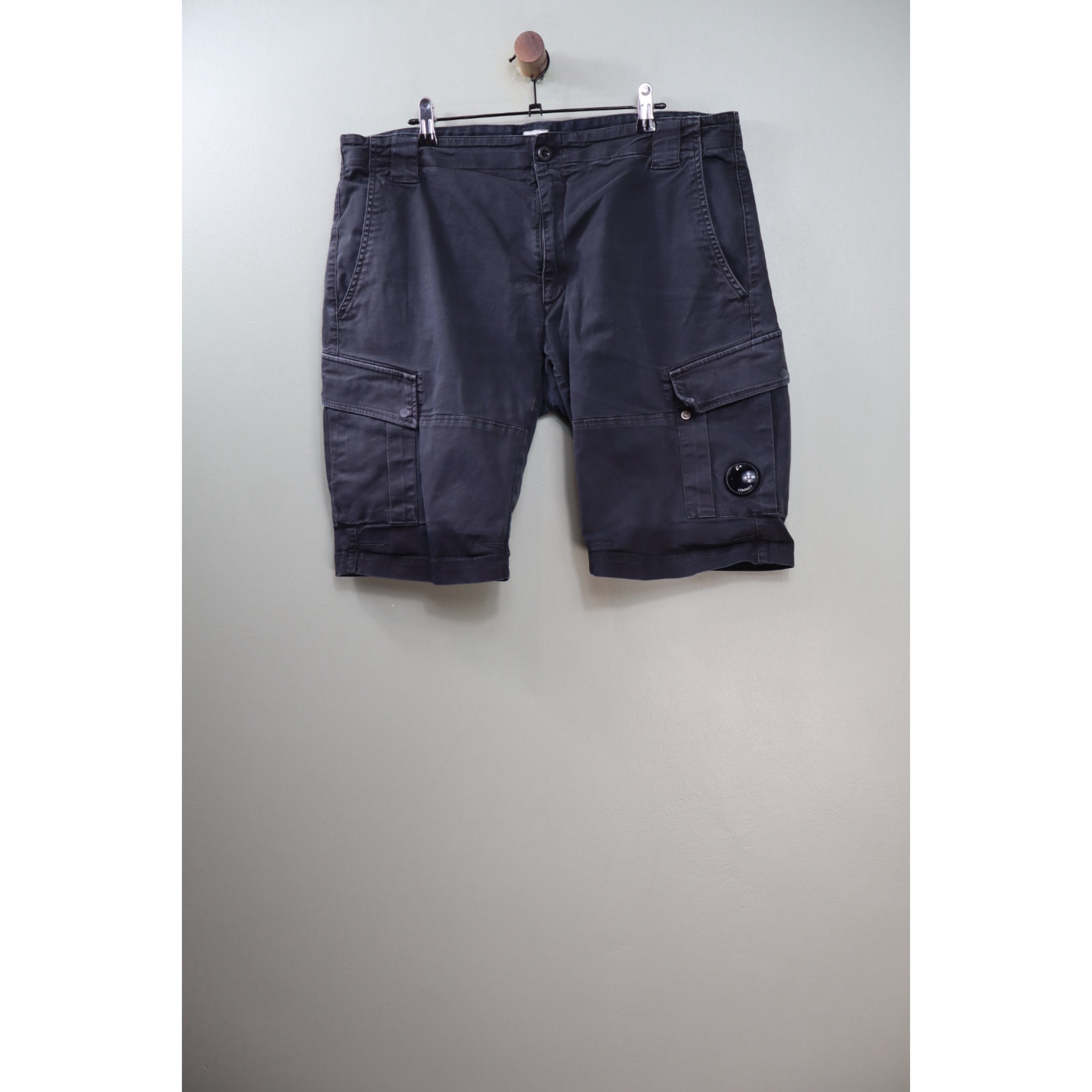 C.P. Company Black Cargo Shorts