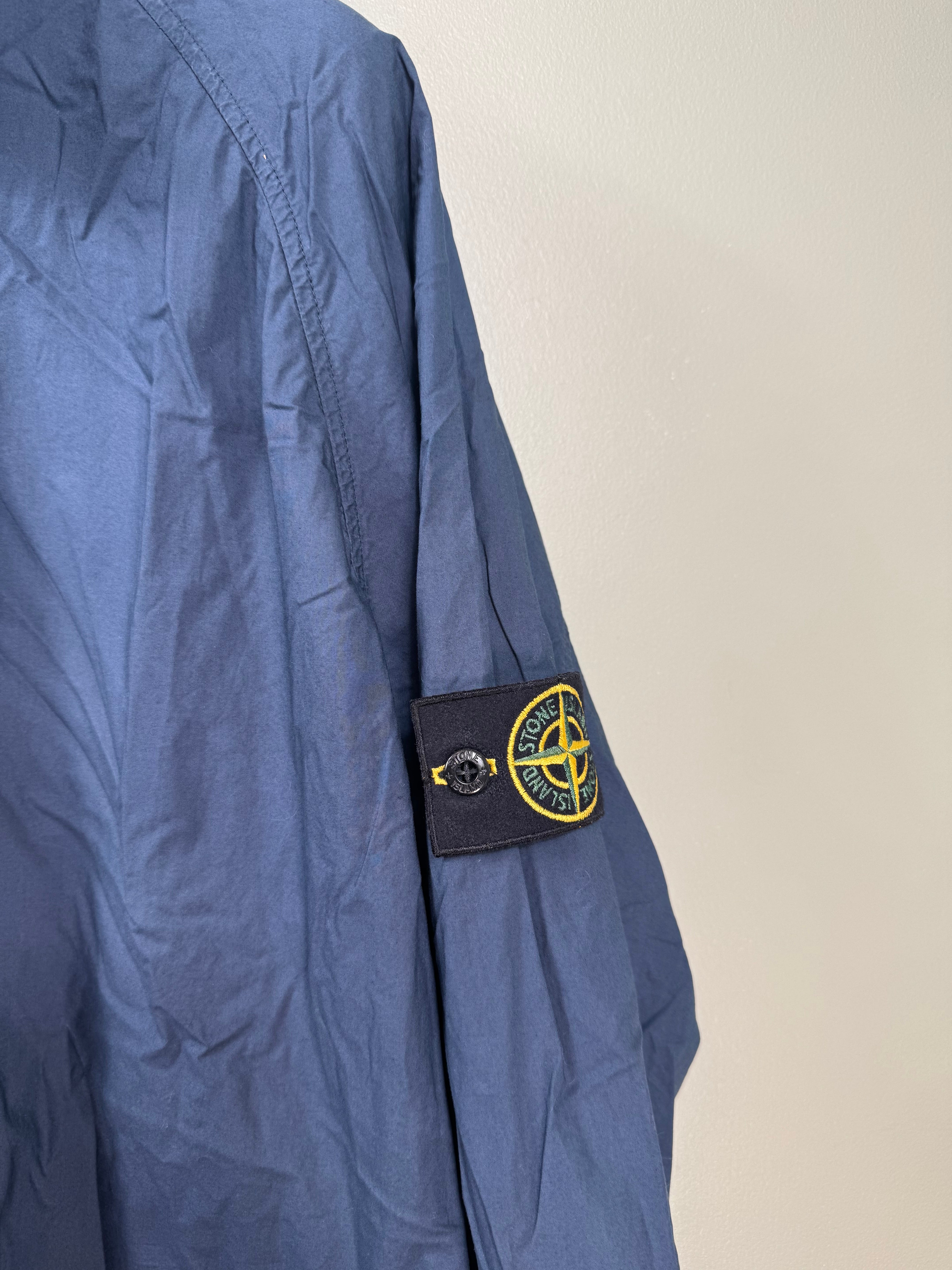 Stone Island Dark Blue Smock Overshirt