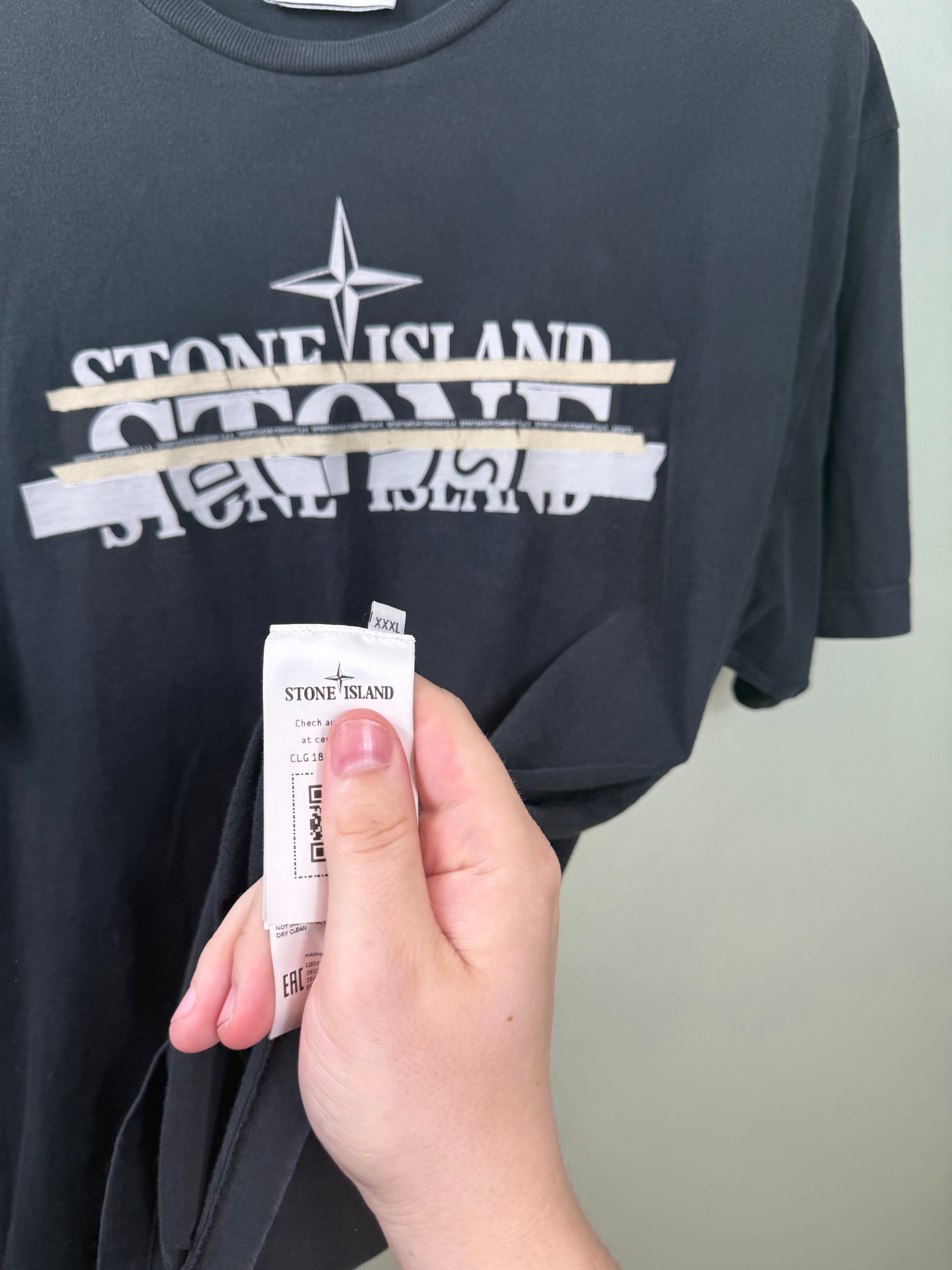 Stone Island Black T-Shirt