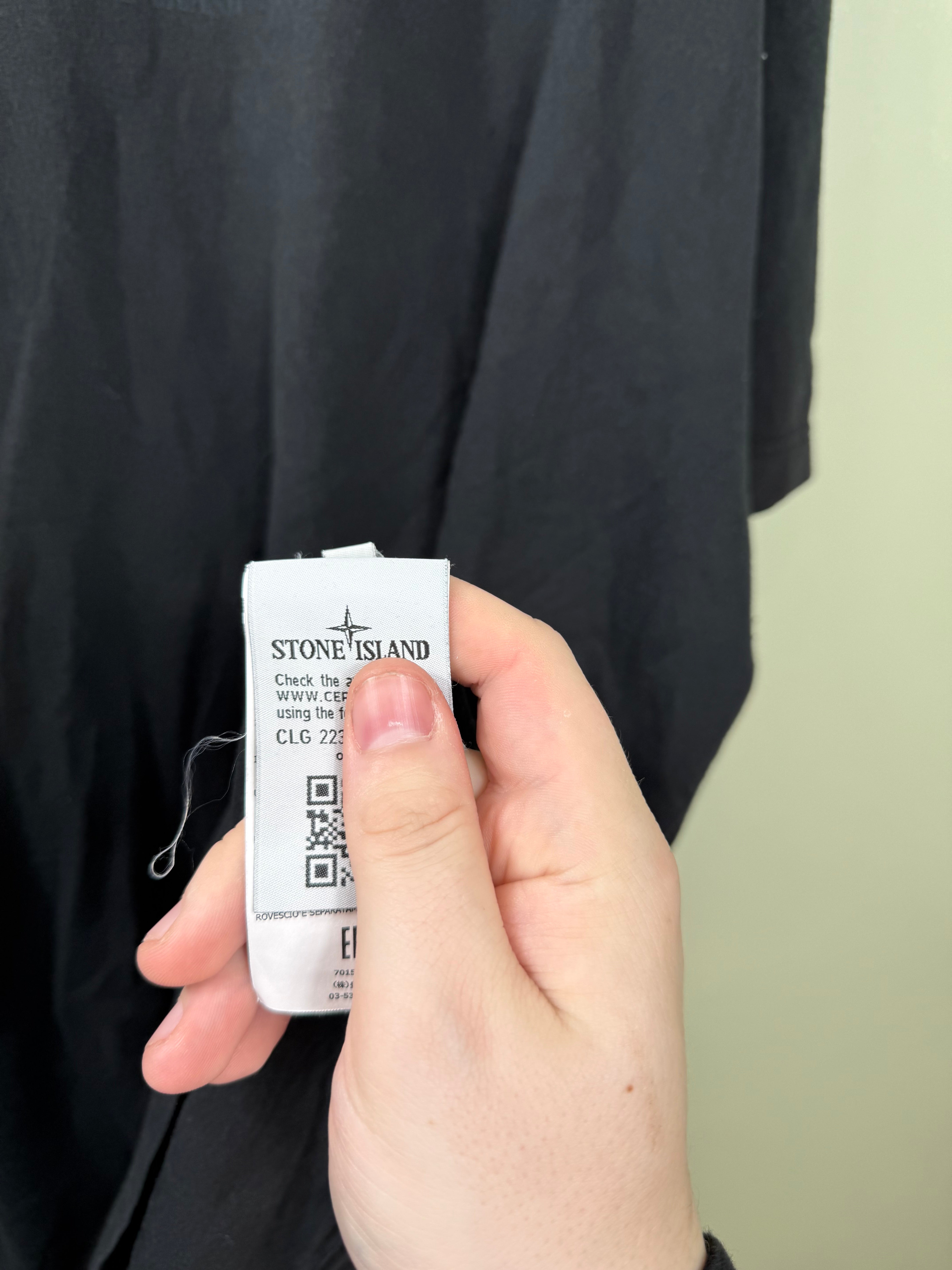 Stone Island Black T-Shirt