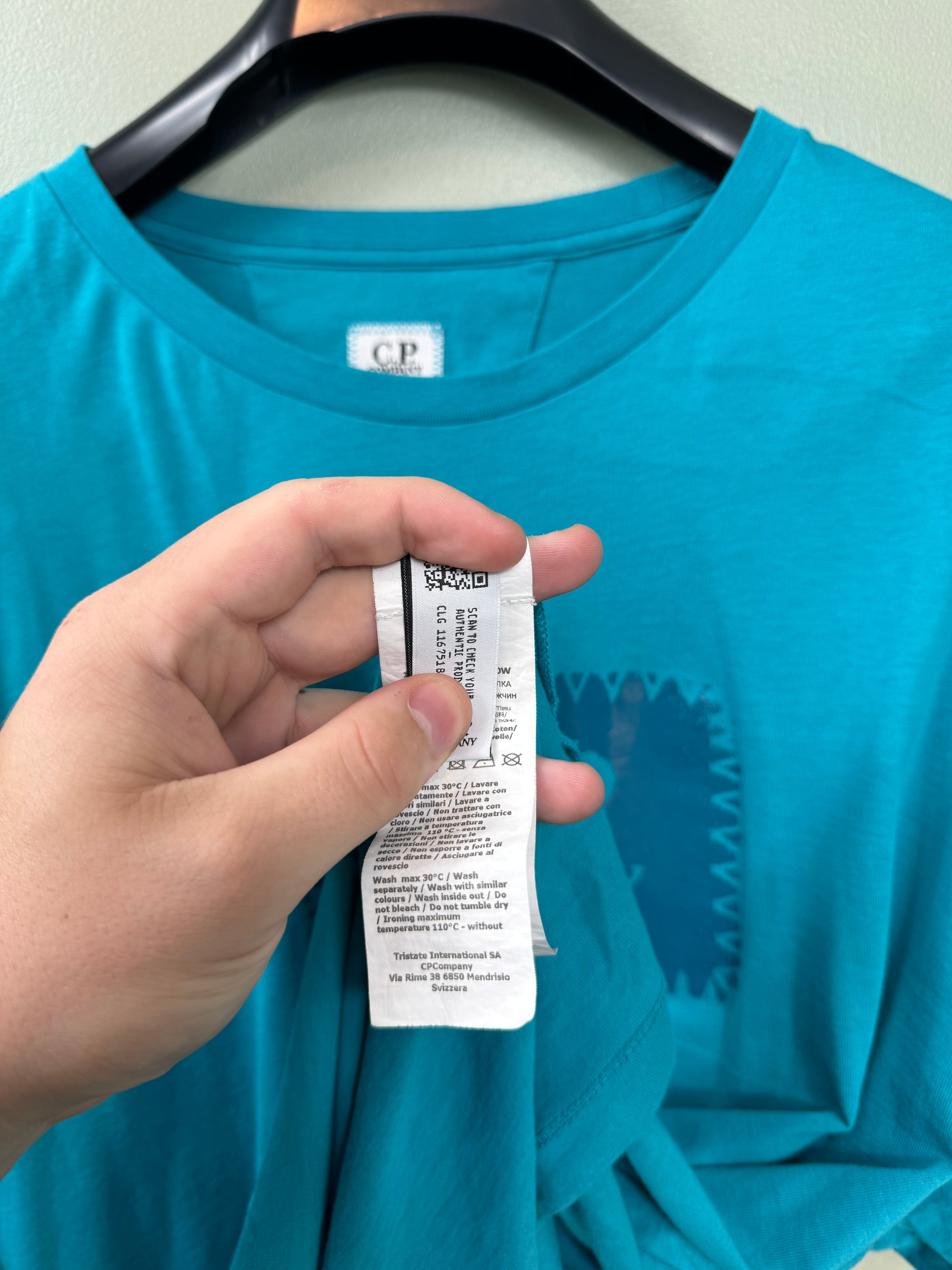 CP Company Turquoise Tee
