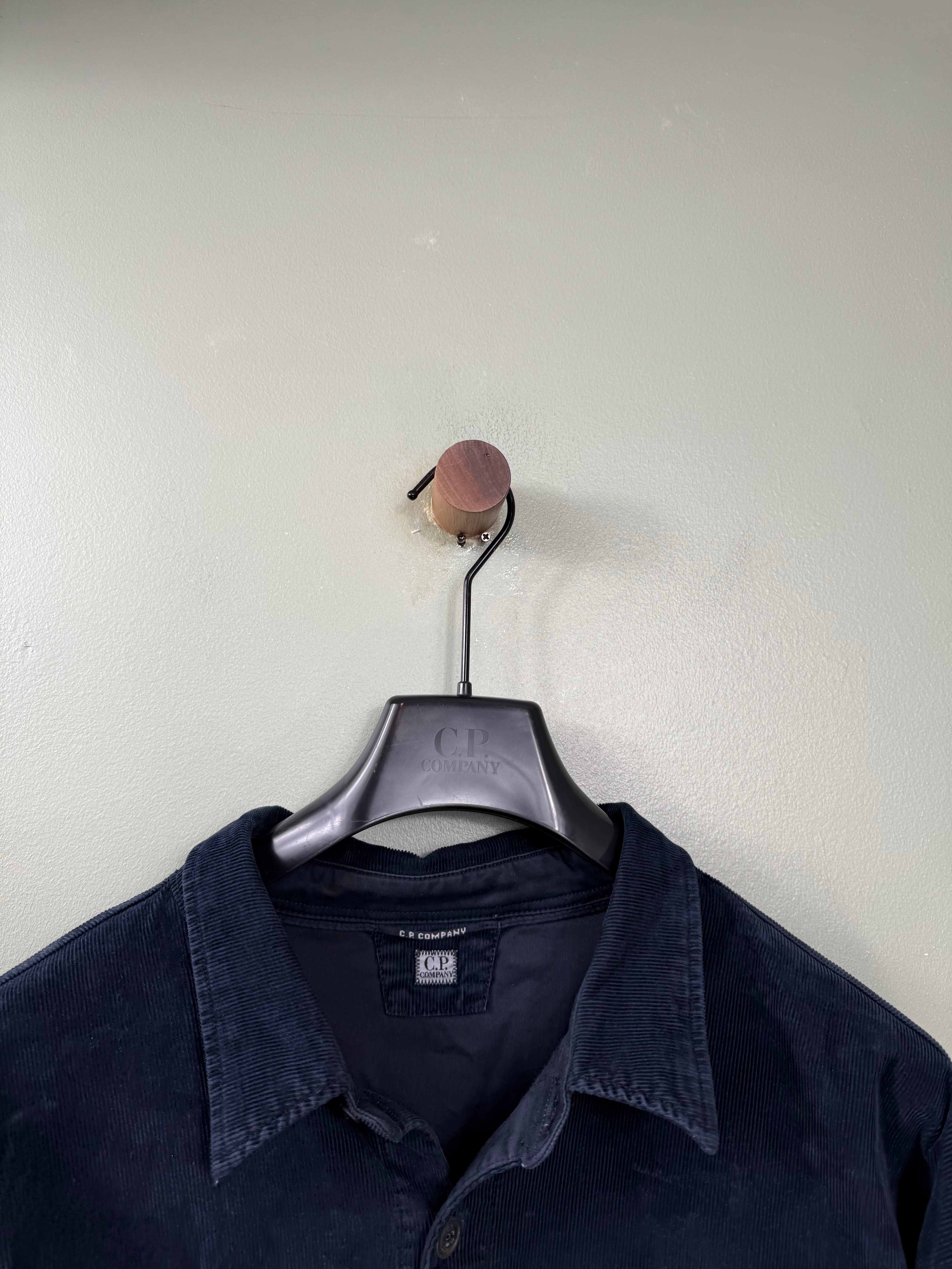 C.P. Company Navy Needle Cord Overshirt