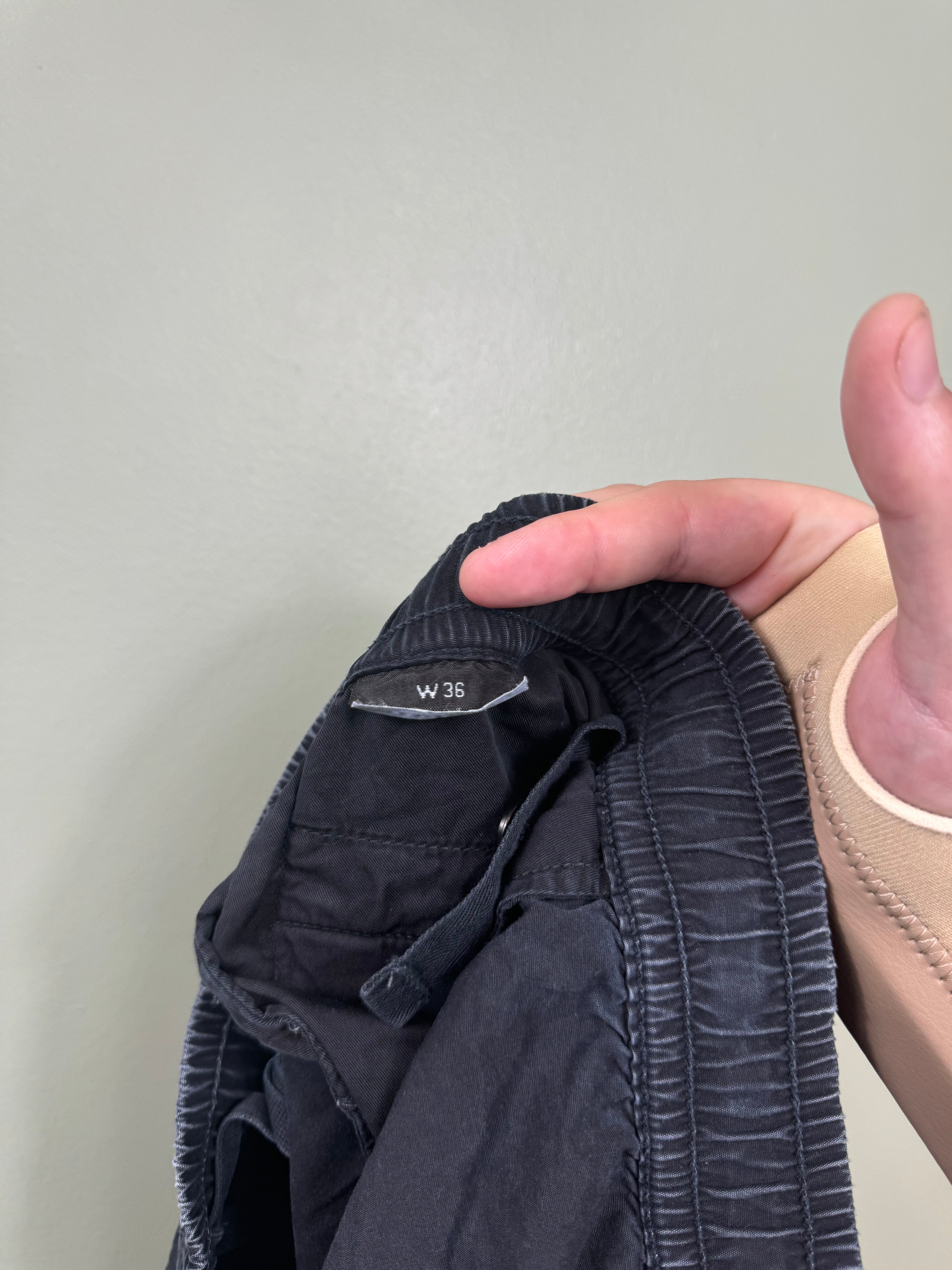 Stone Island Black CO Cargo Shorts