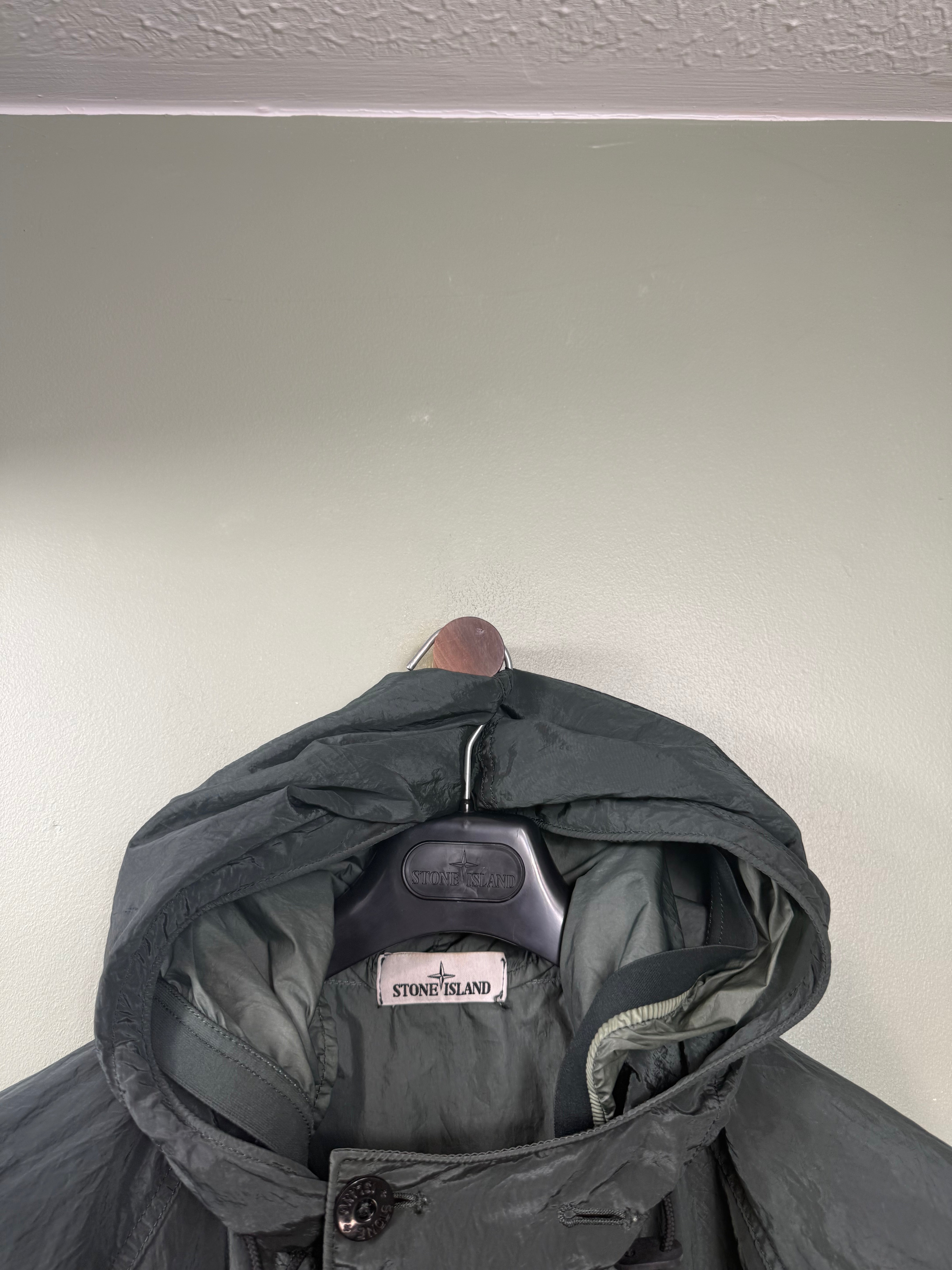 Stone Island Green Nylon Metal Jacket