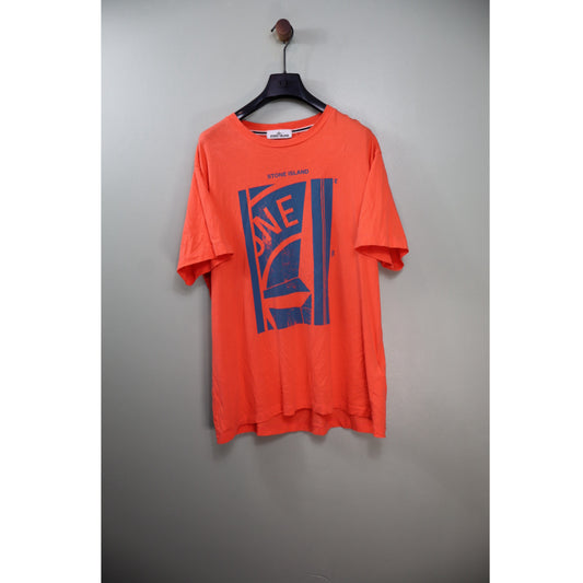Stone Island Orange T-Shirt