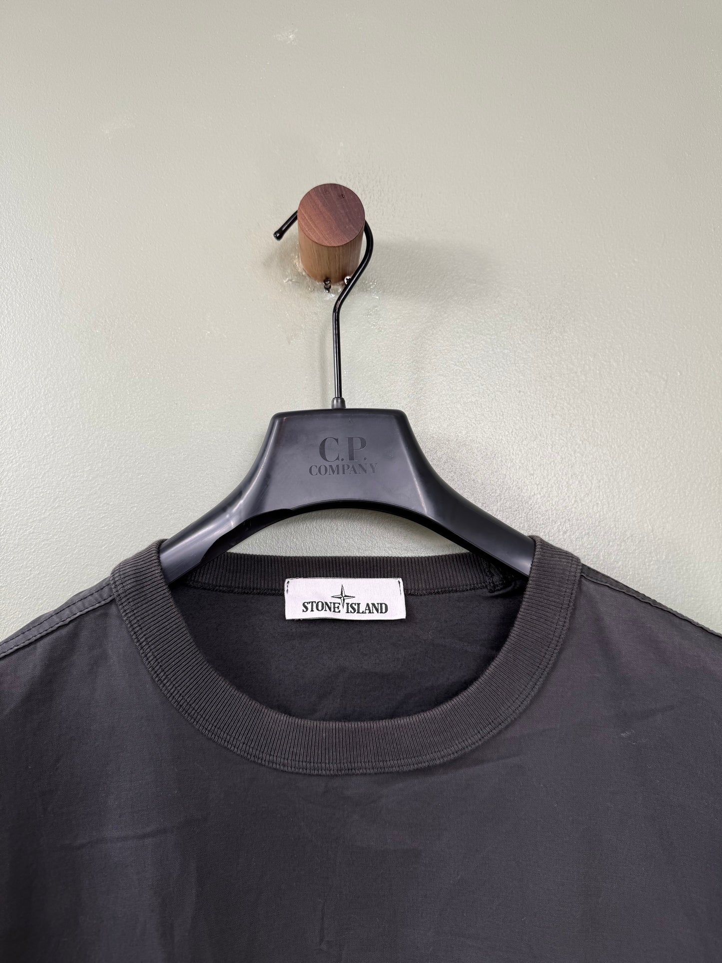 Stone Island Charcoal Grey Smock Jumper