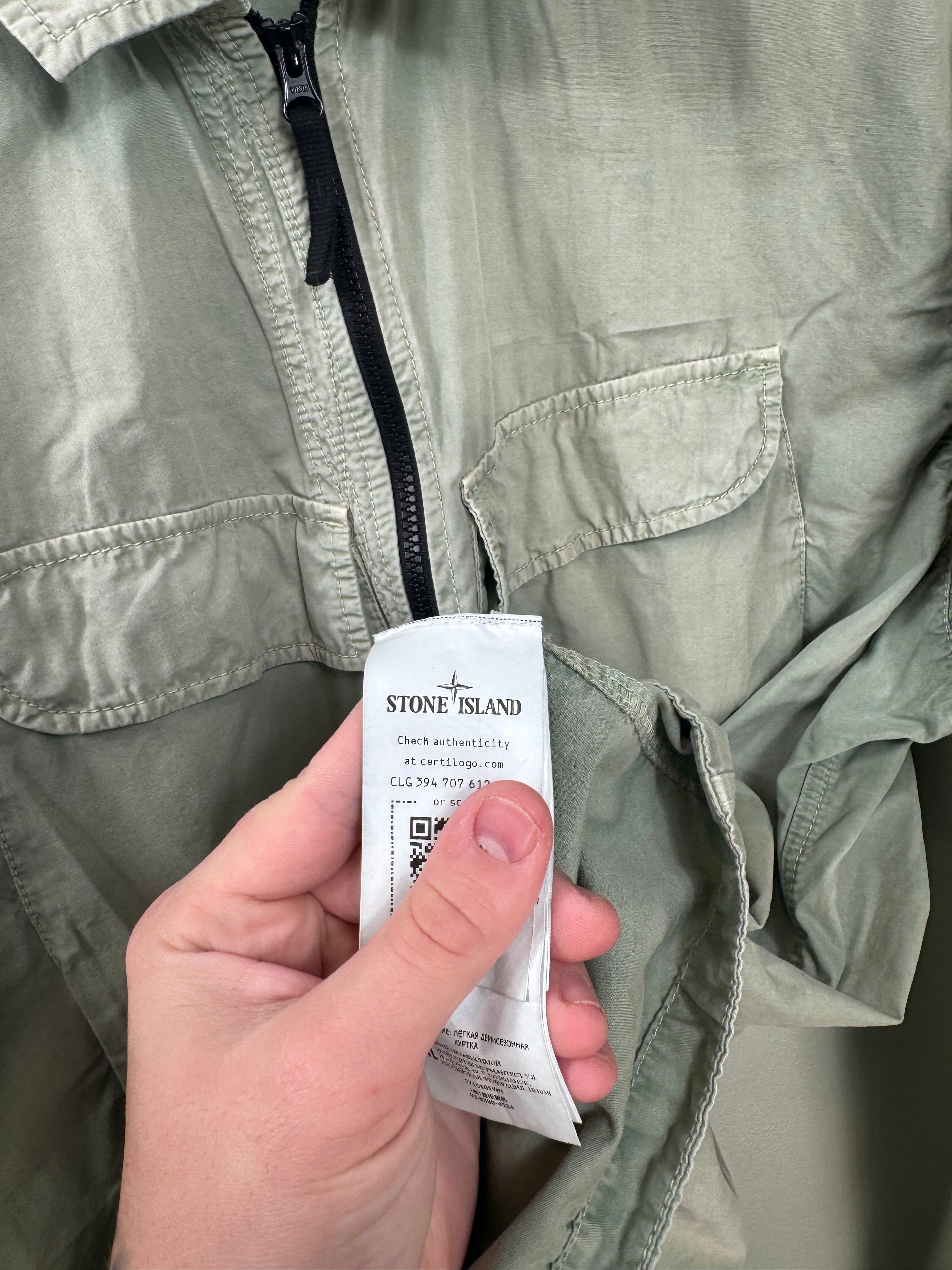 Stone Island Sage Green Overshirt
