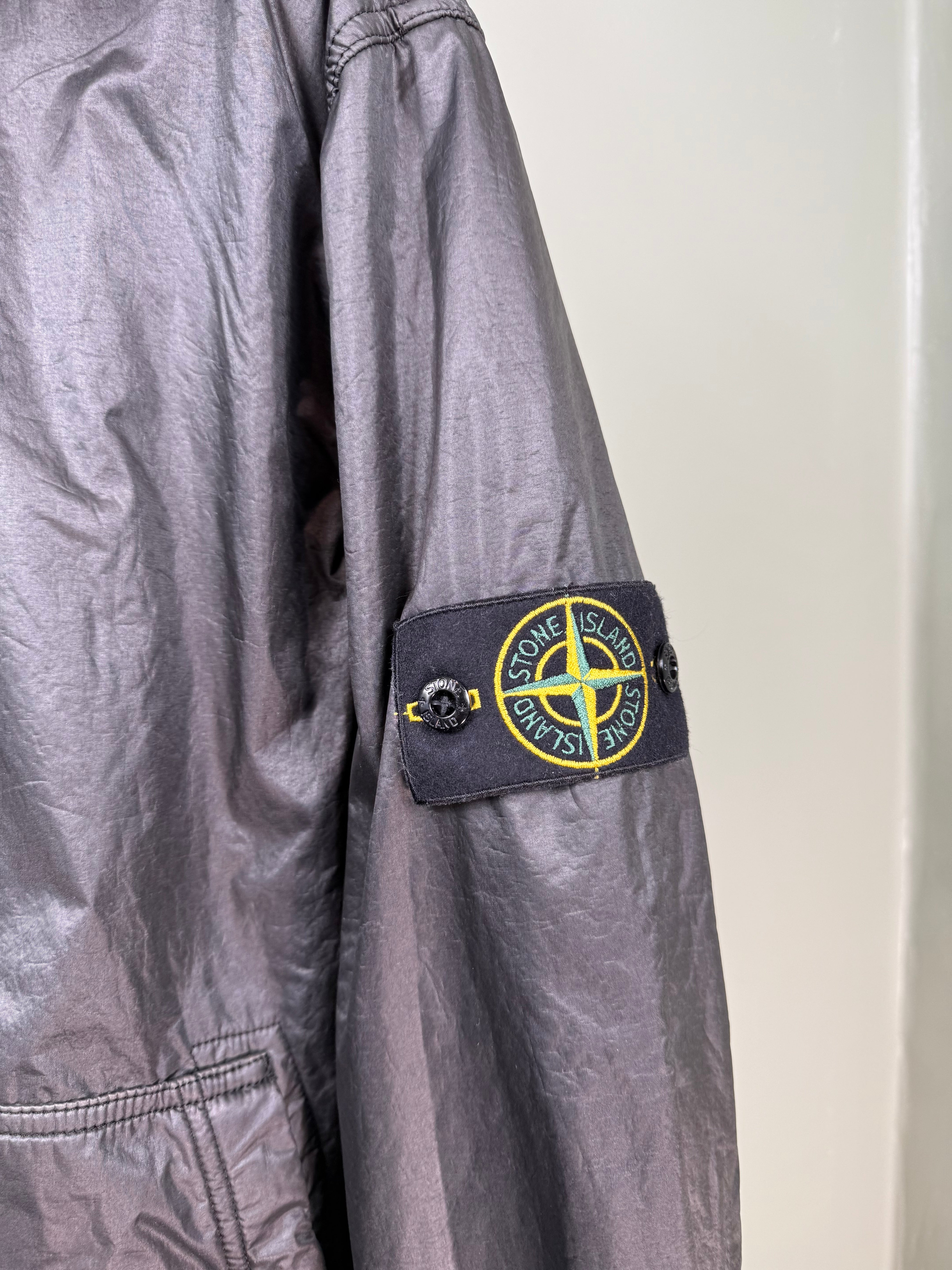 Stone Island Black Lamy Flock Jacket