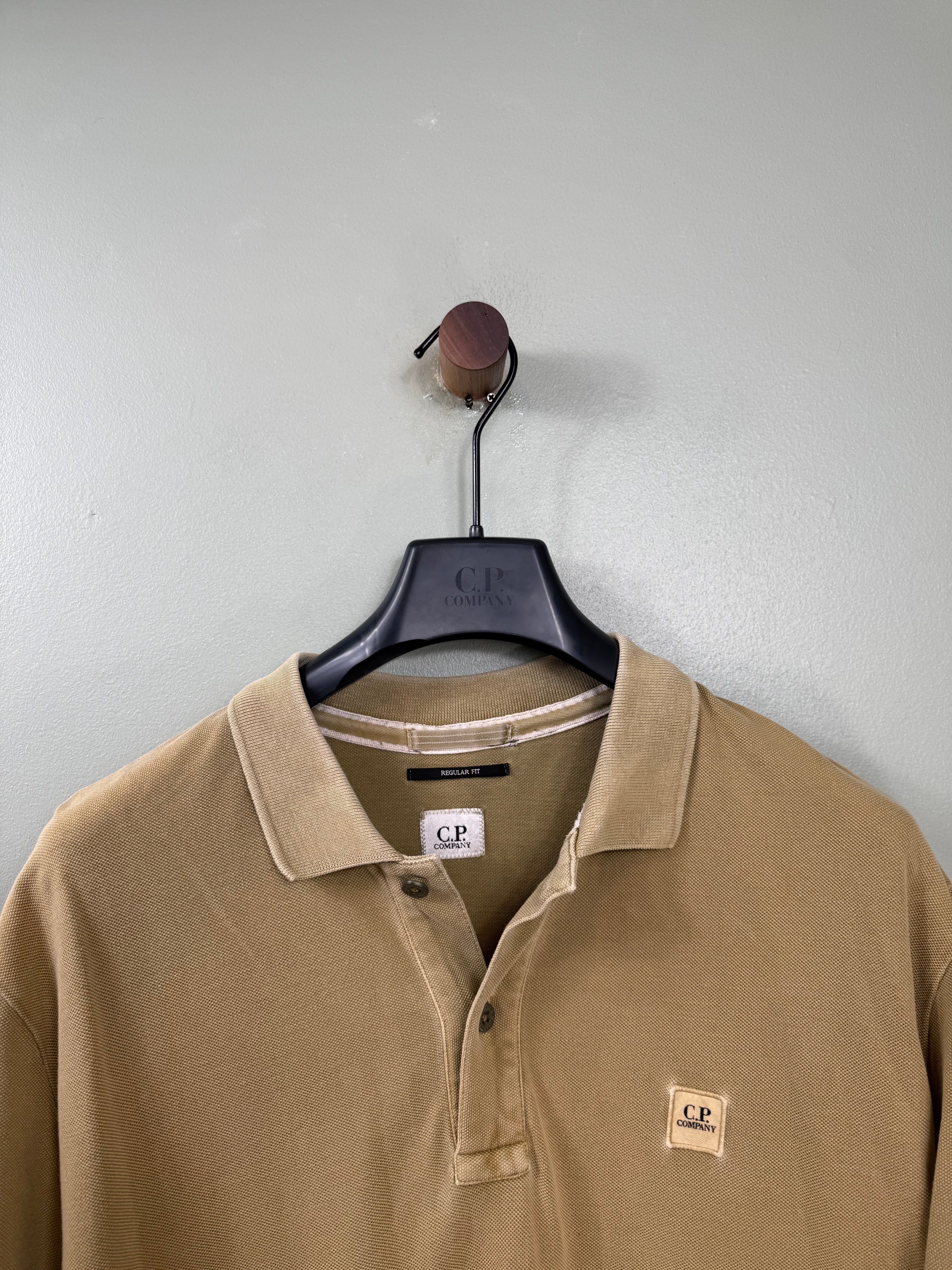 C.P. Company Beige Regular Fit Polo