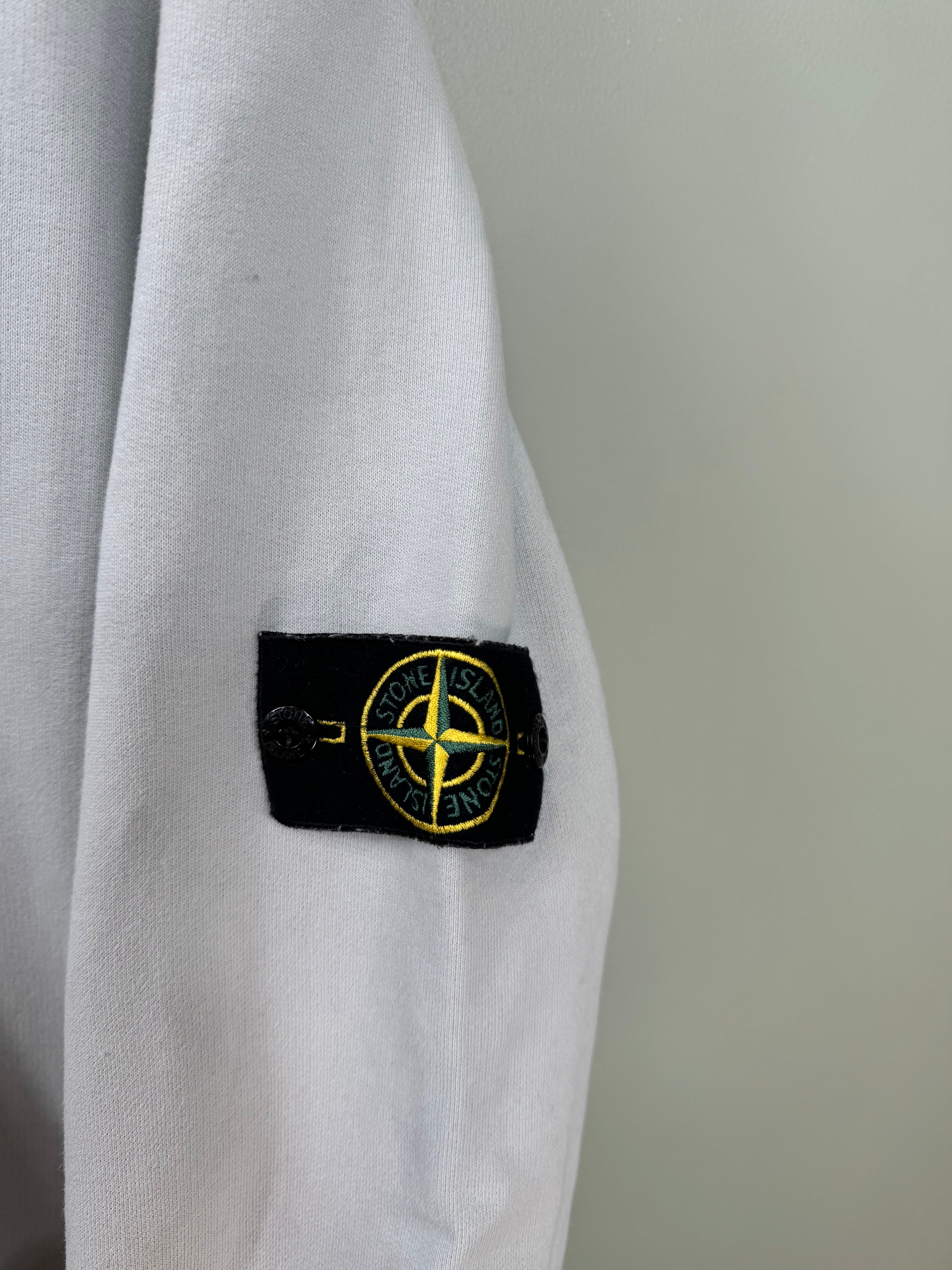 Stone Island Grey 1/4 Zip Jumper