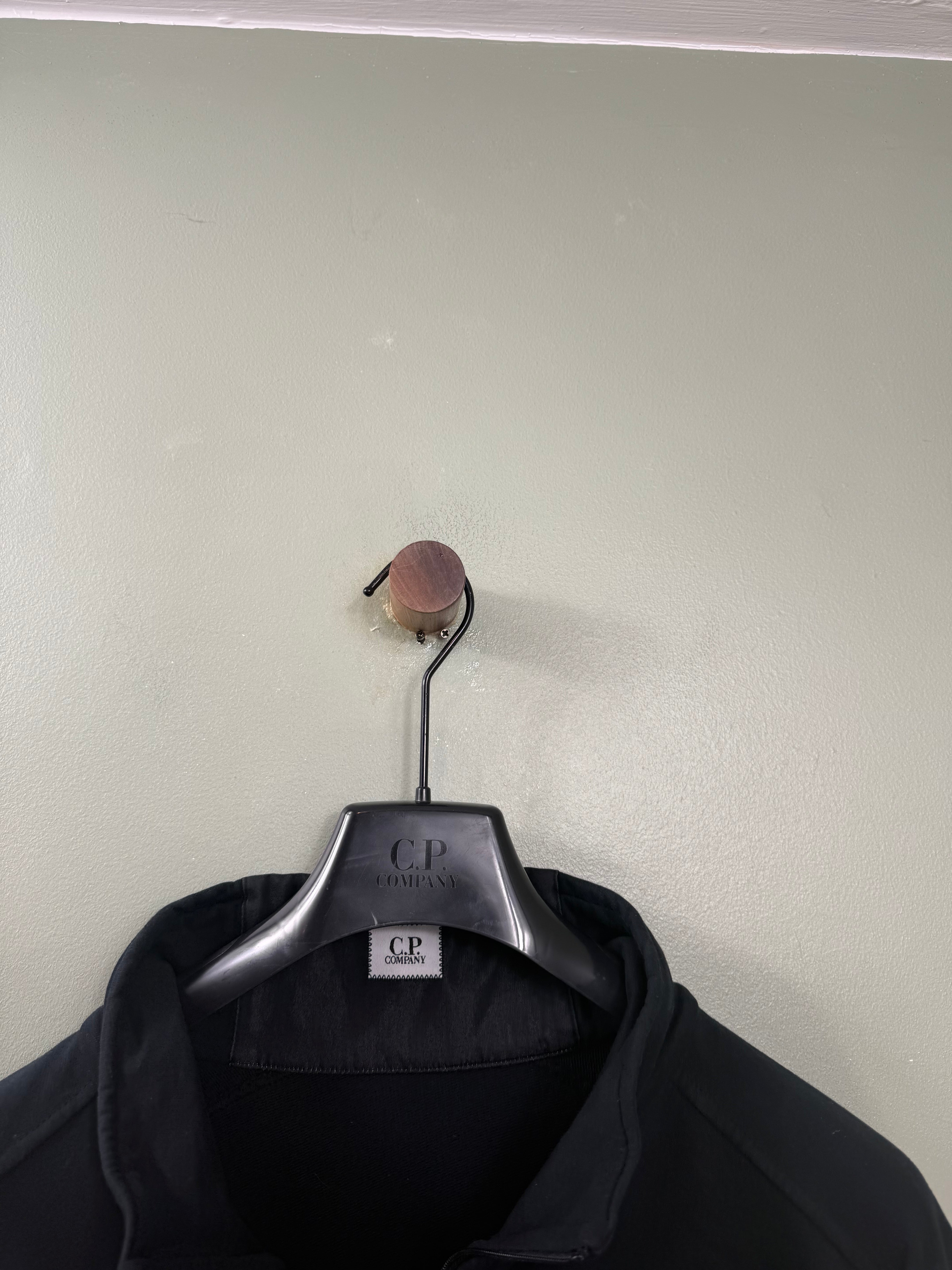 C.P. Company Black 1/4 Zip Jumper