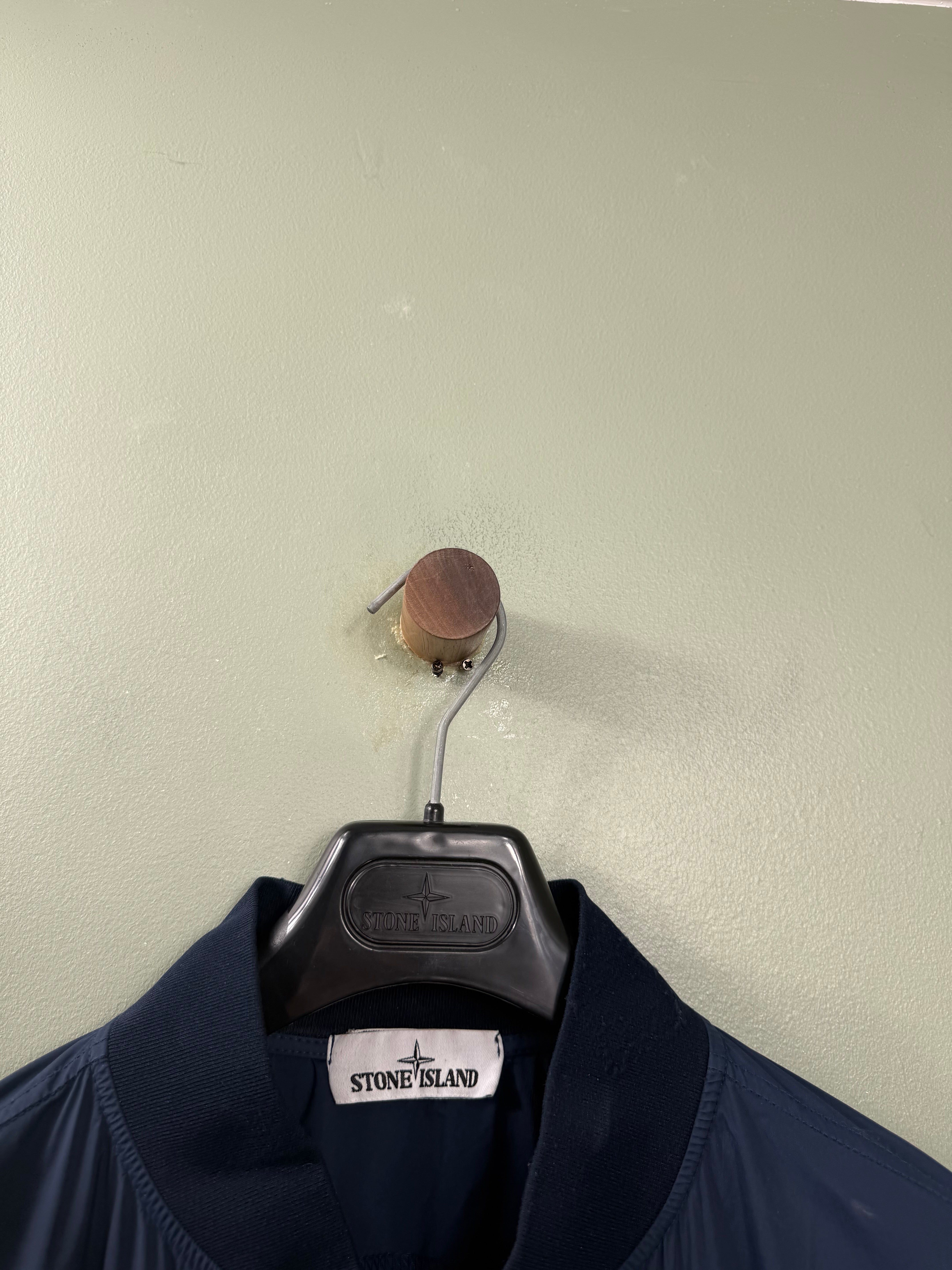 Stone Island Navy Skin Touch Bomber Jacket