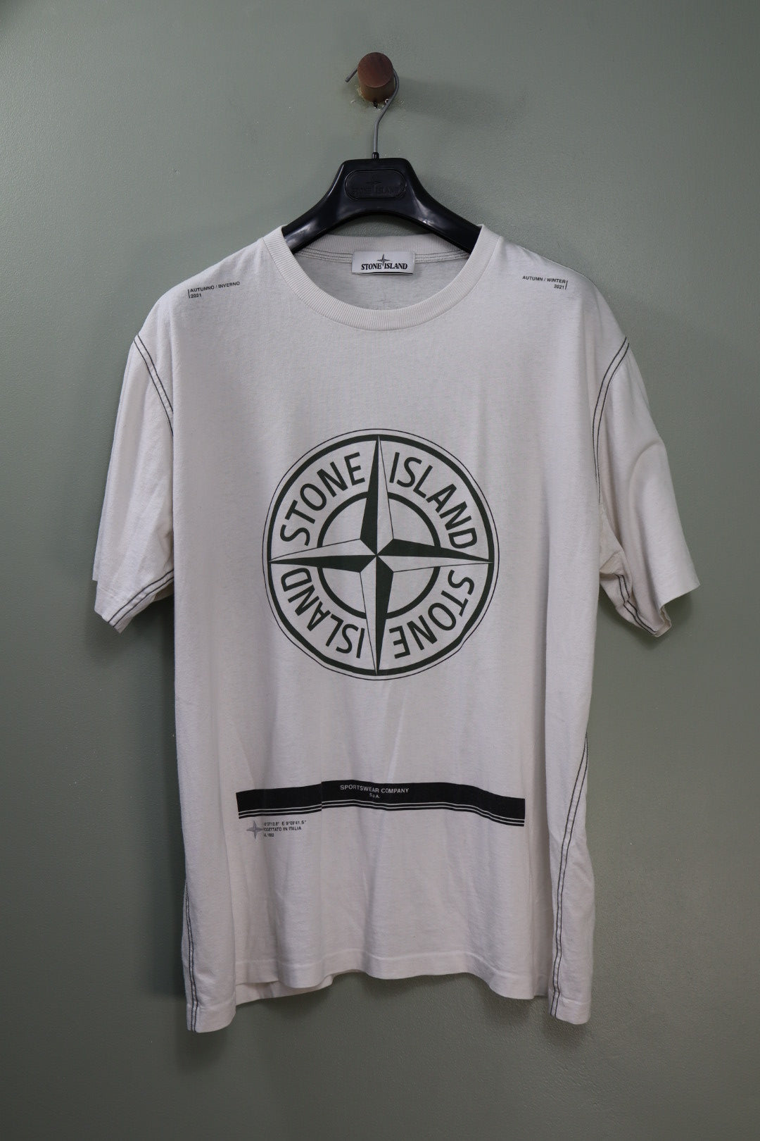 Stone Island White T-Shirt