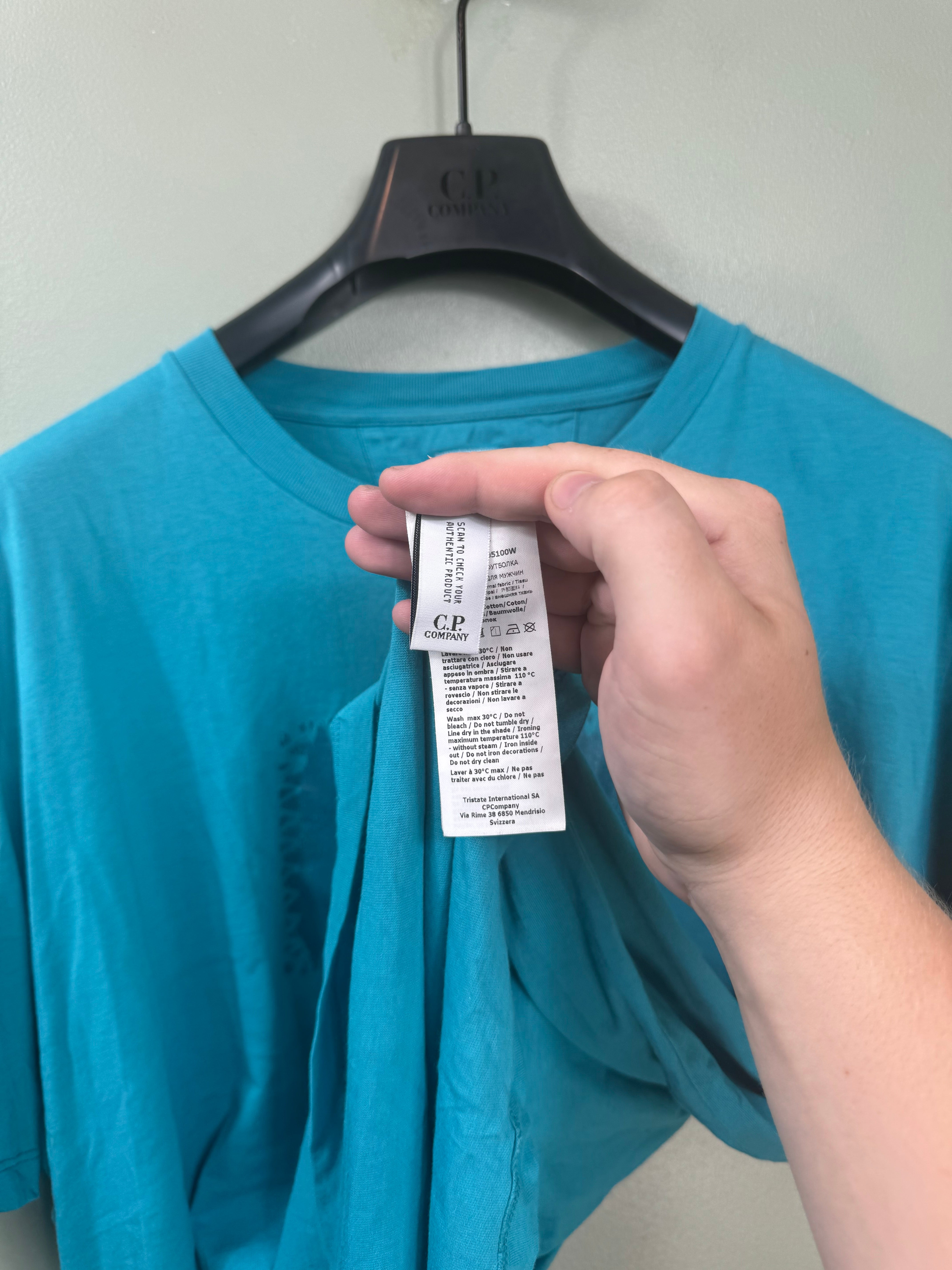 C.P. Company Aqua Blue T-Shirt