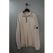 CP Company Pastel Yellow 1/4 Zip Jumper