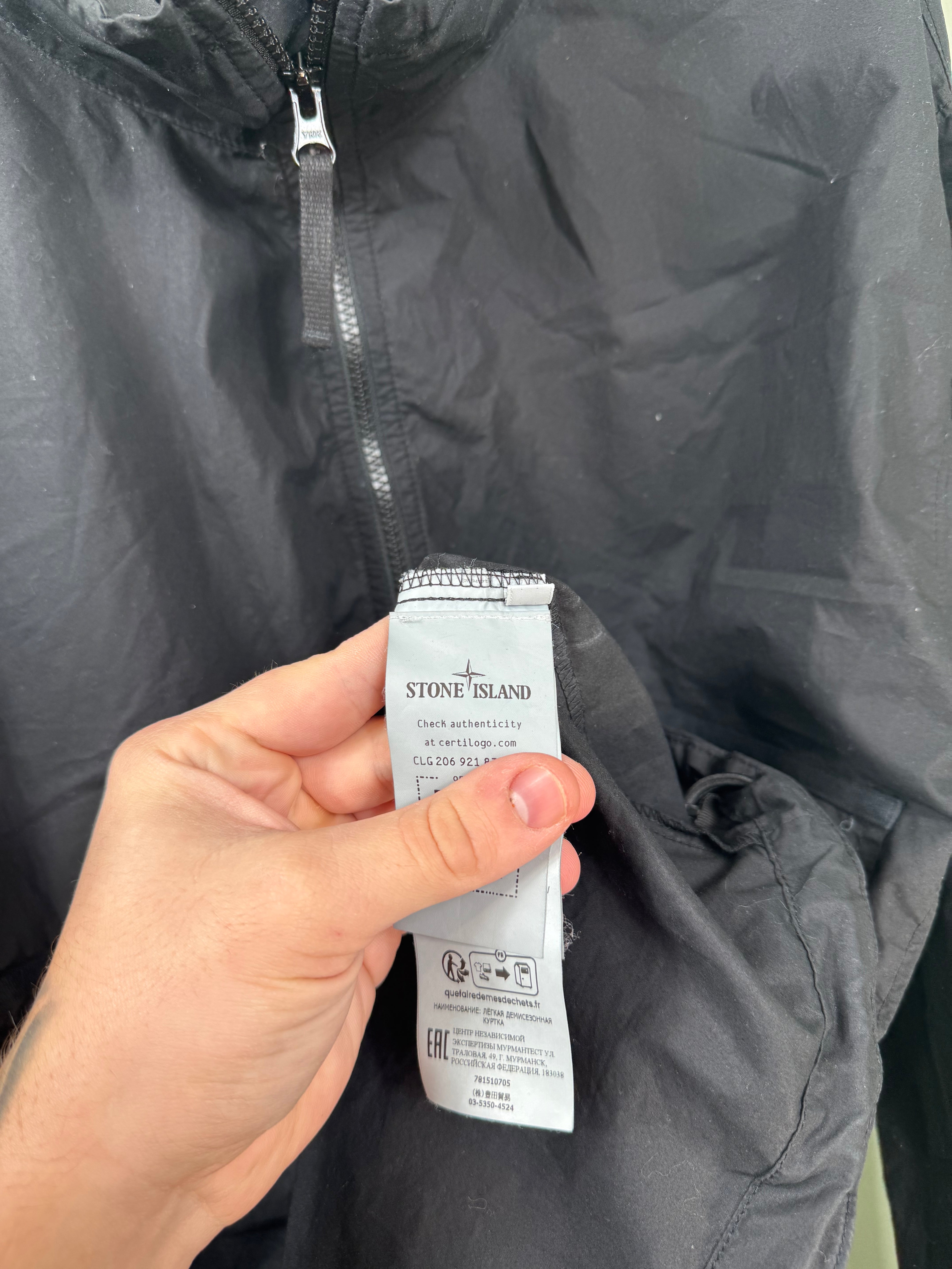 Stone Island Black Smock Overshirt