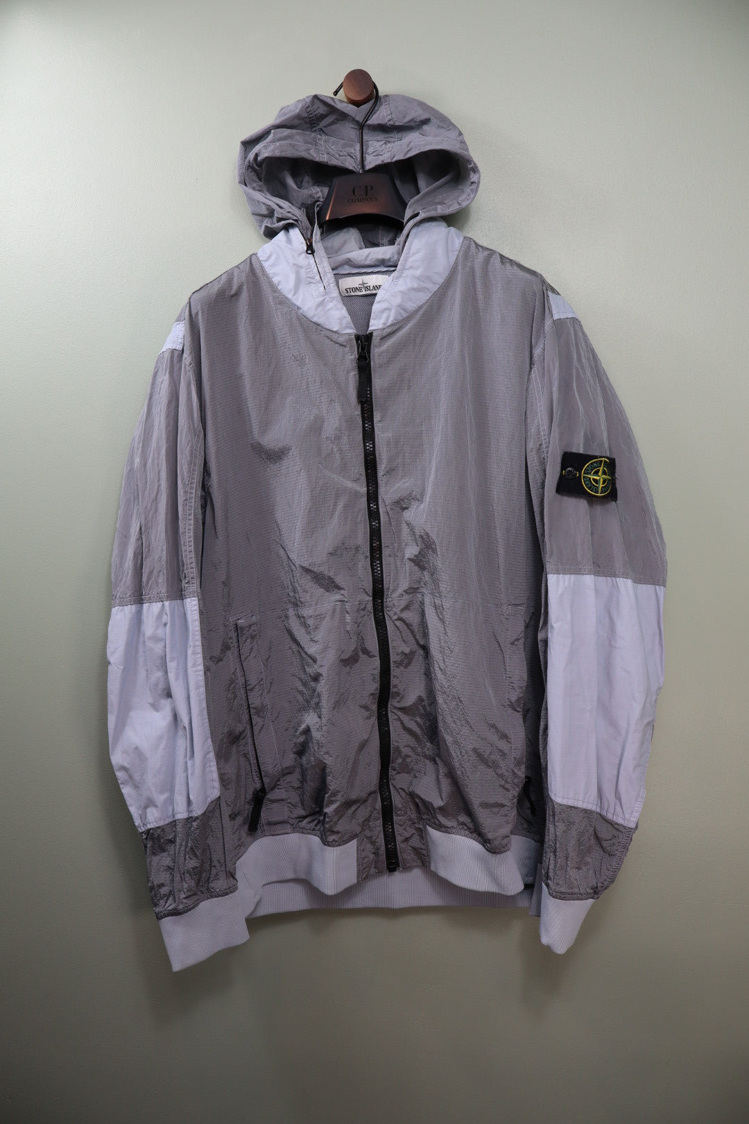 Stone Island Grey Nylon Metal Watro Ripstop Jacket