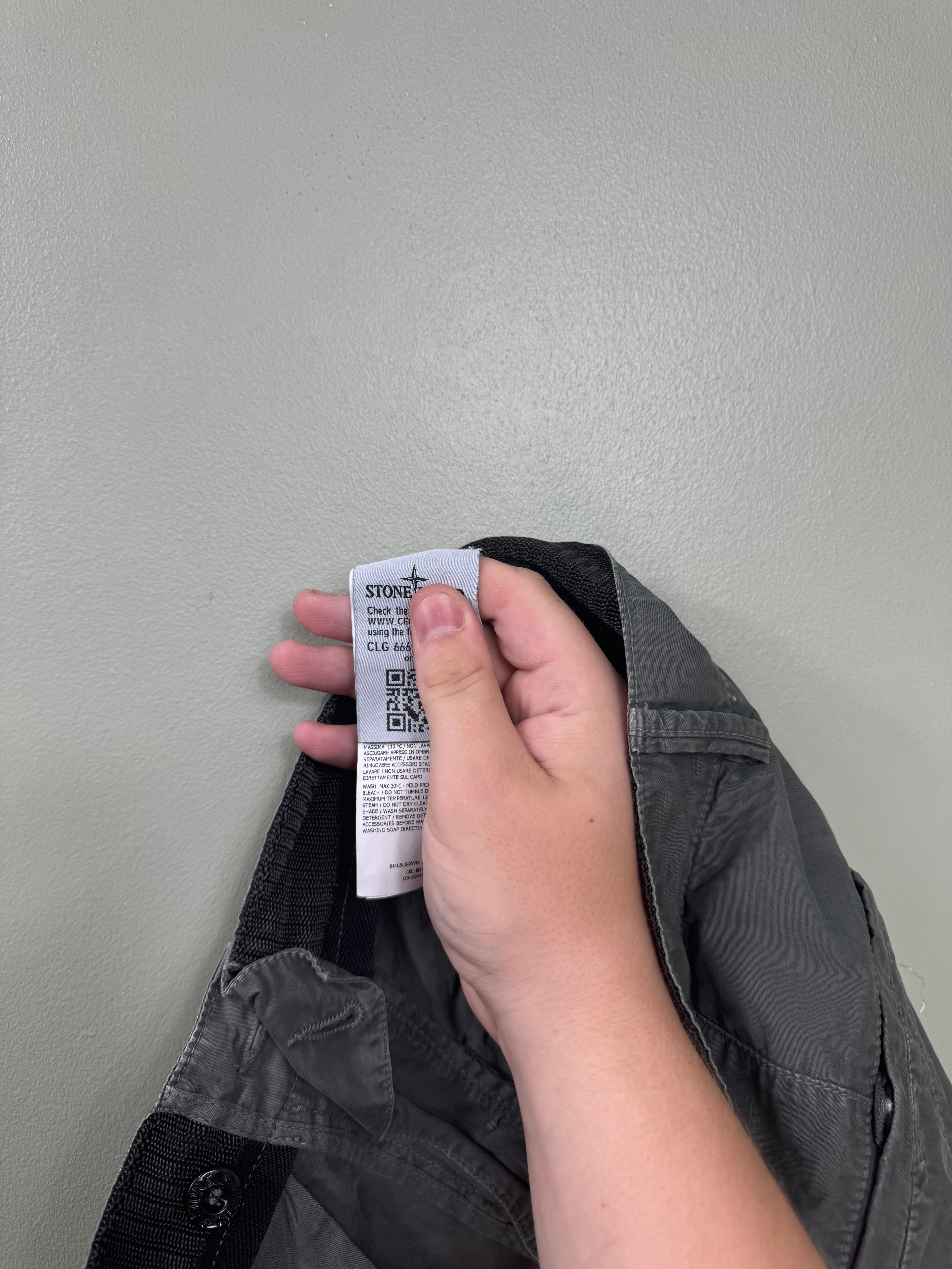 Stone Island Charcoal SL Cargo Shorts