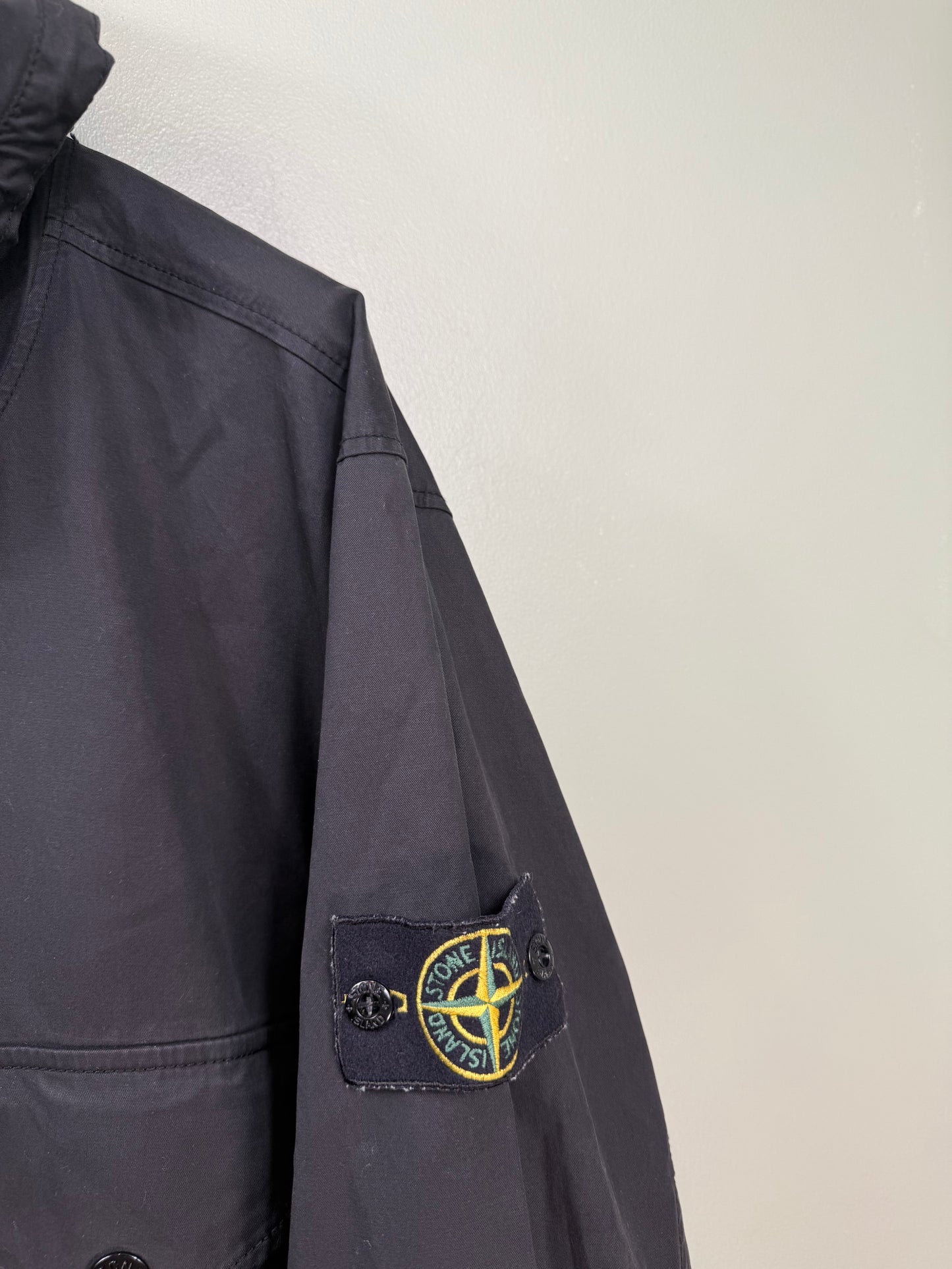 Stone Island Black Supima Smock