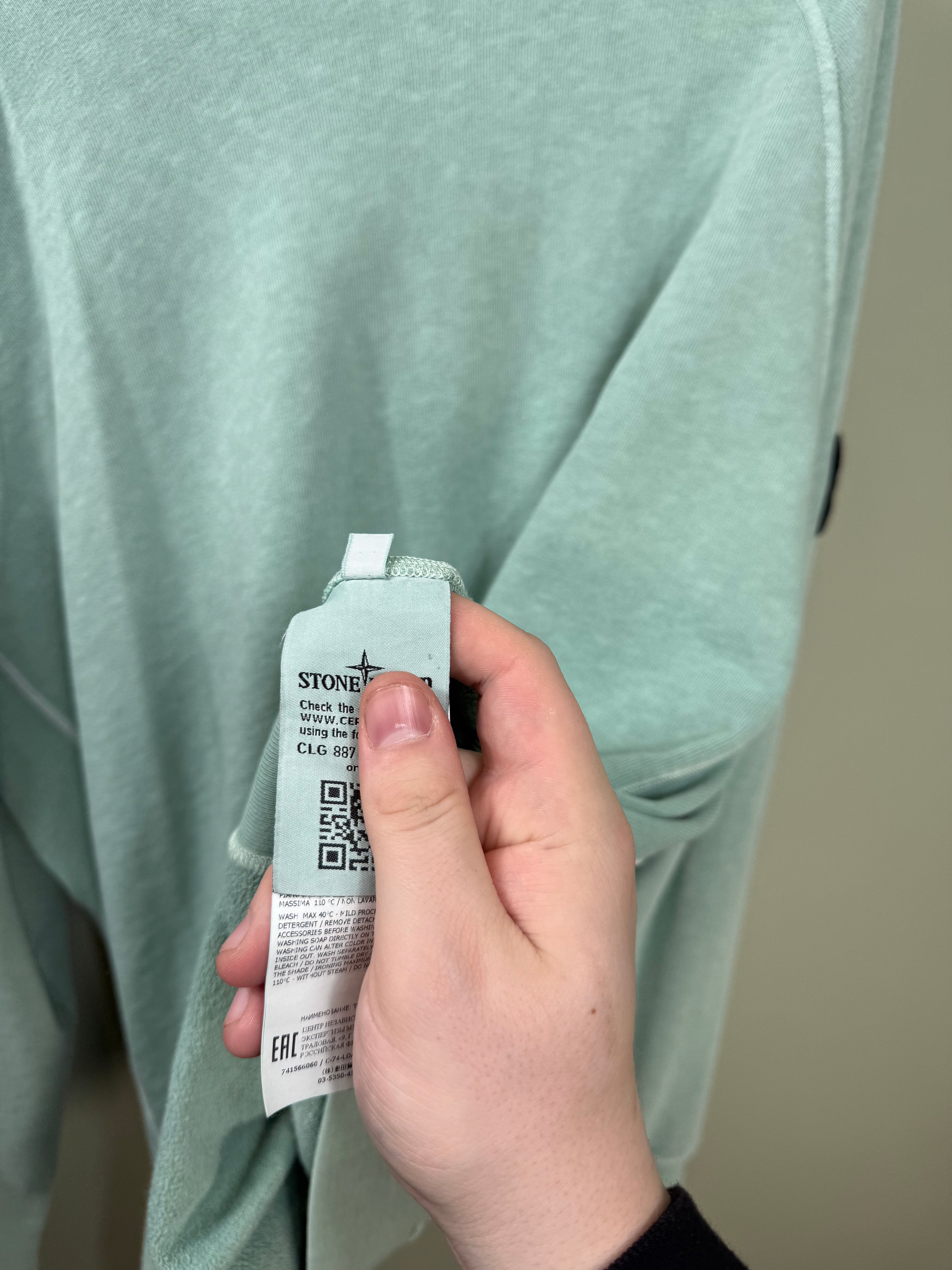 Stone Island Mint Green Jumper