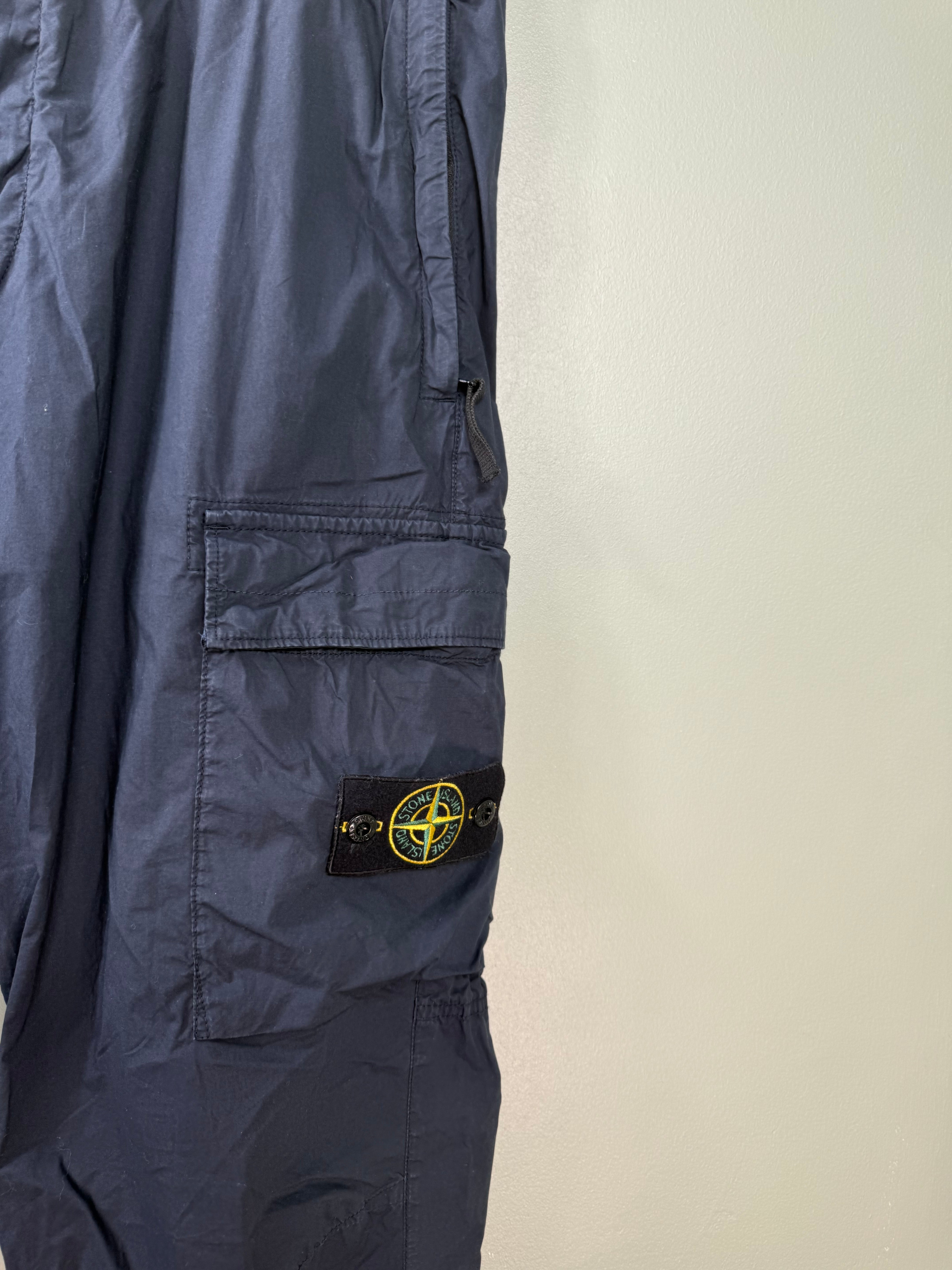 Stone Island Navy RE-T Cargo Bottoms