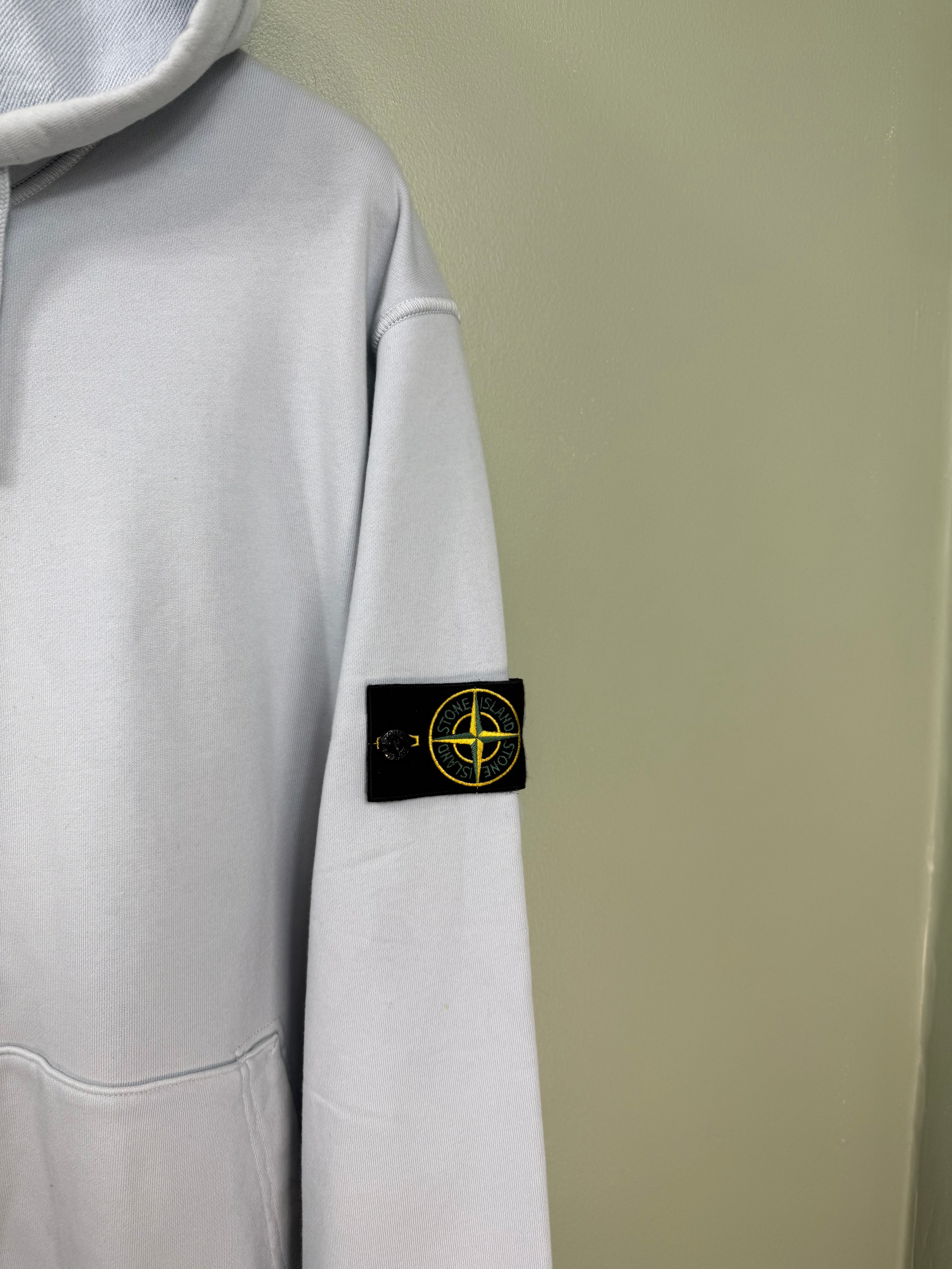 Stone Island Ice Blue Hoodie